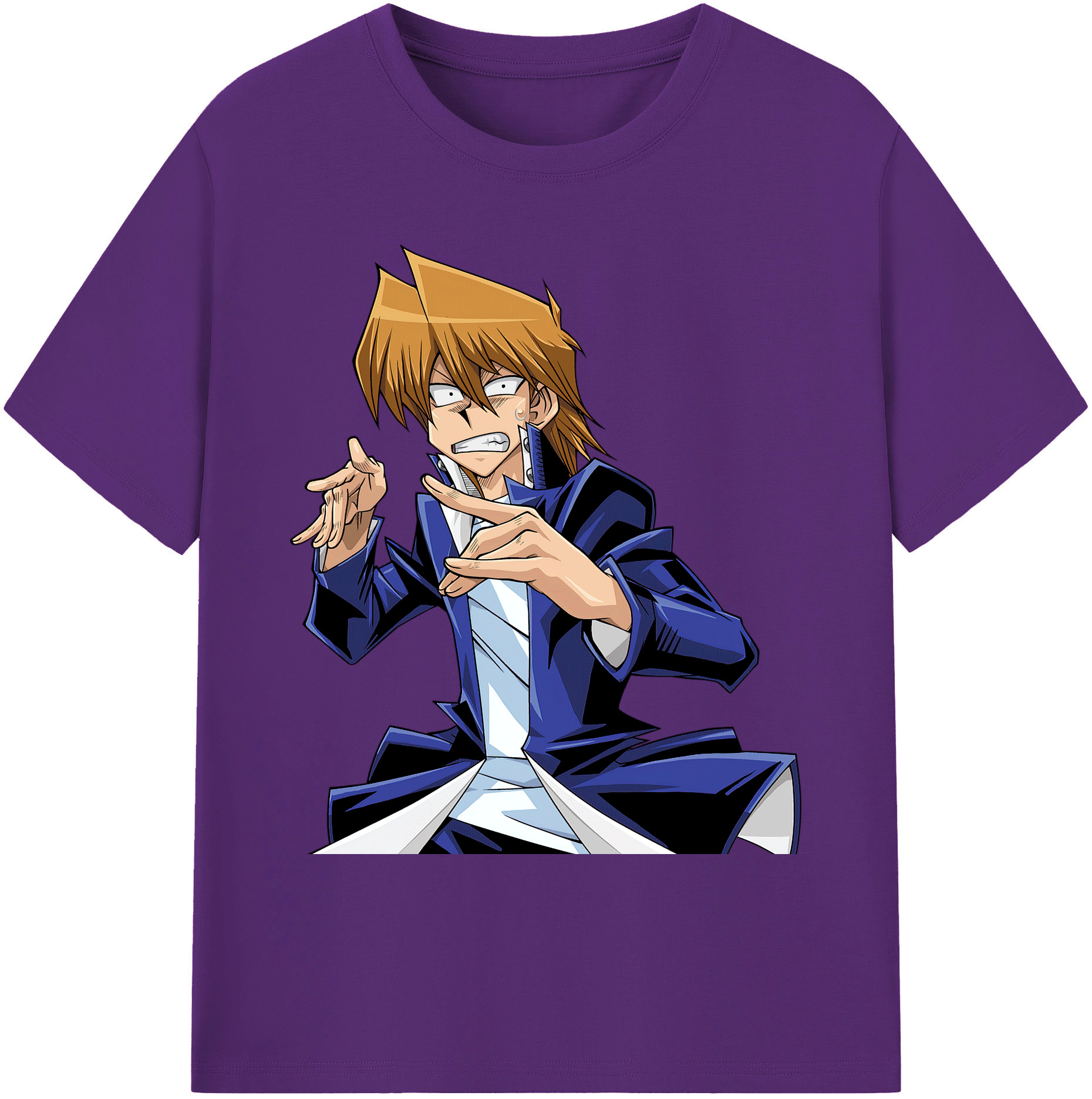 （画像用） 遊☆戯☆王 Yu-Gi-Oh! 綿100％ メンズ半袖Tシャツ｜肌触りやわらか＆通気性