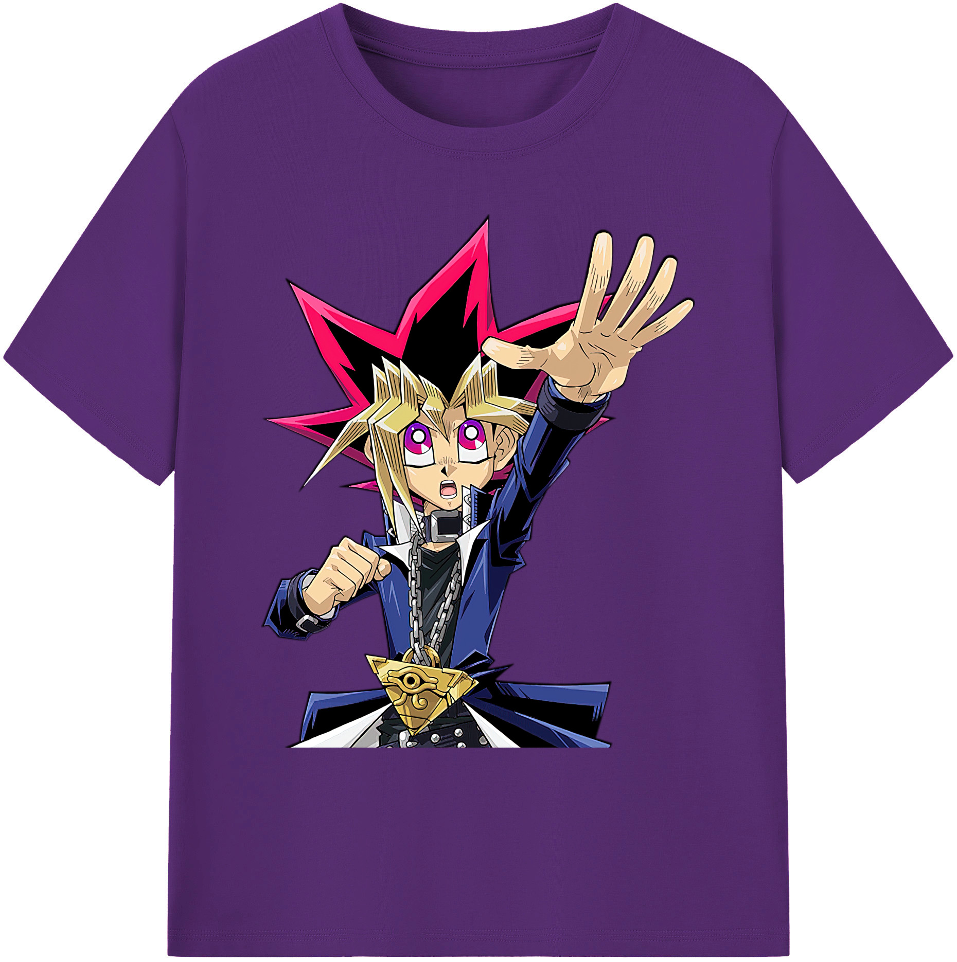 （画像用） 遊☆戯☆王 Yu-Gi-Oh! 綿100％ メンズ半袖Tシャツ｜肌触りやわらか＆通気性