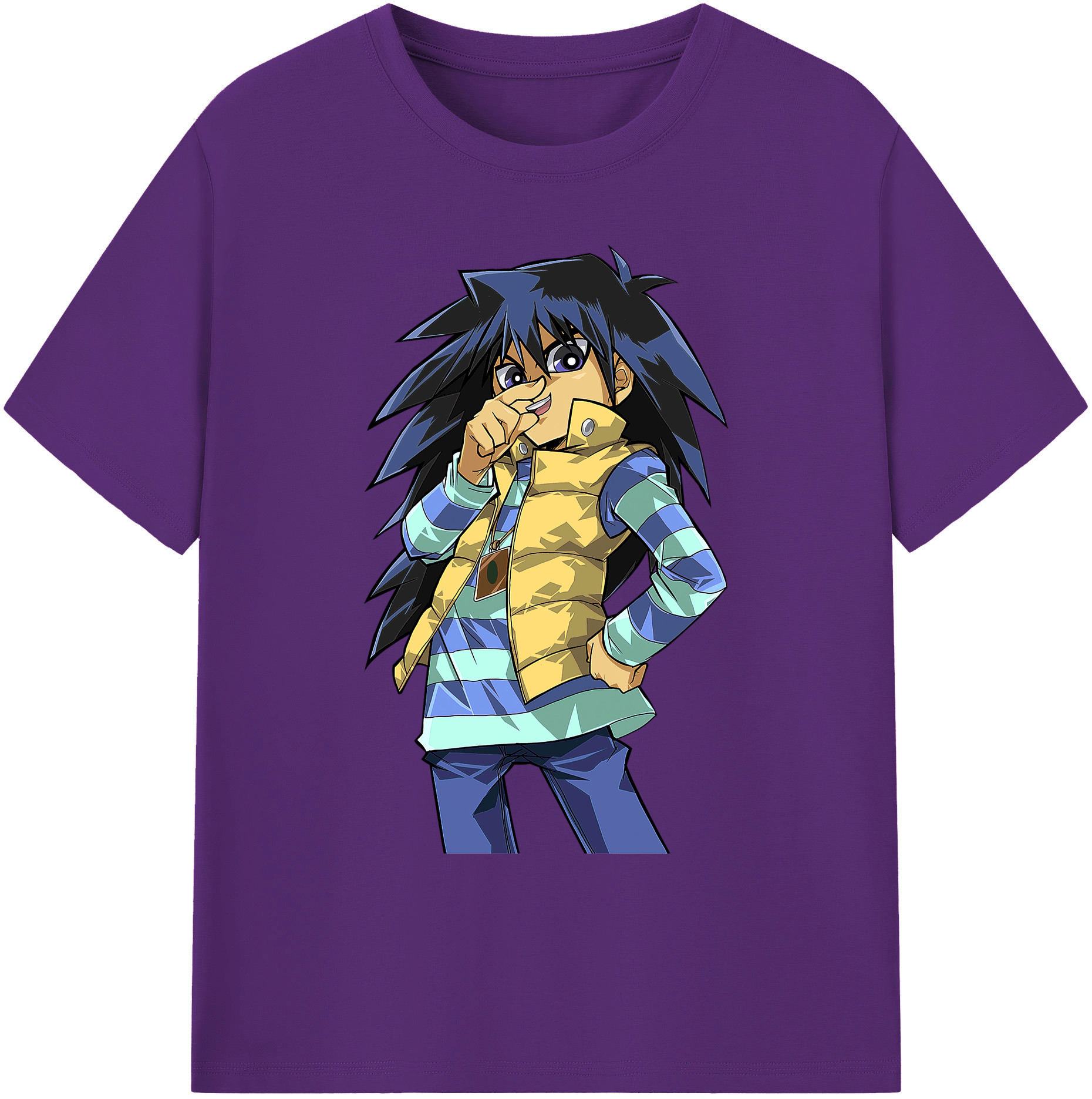 （画像用） 遊☆戯☆王 Yu-Gi-Oh! 綿100％ メンズ半袖Tシャツ｜肌触りやわらか＆通気性