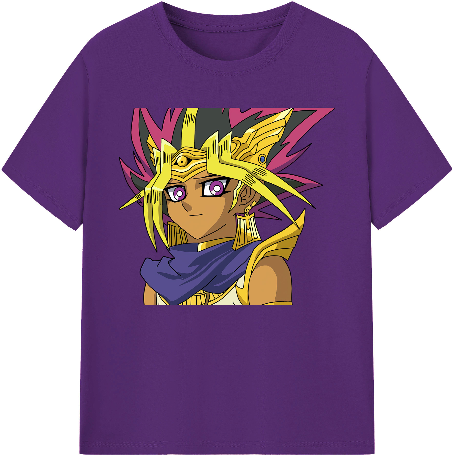 （画像用） 遊☆戯☆王 Yu-Gi-Oh! 綿100％ メンズ半袖Tシャツ｜肌触りやわらか＆通気性