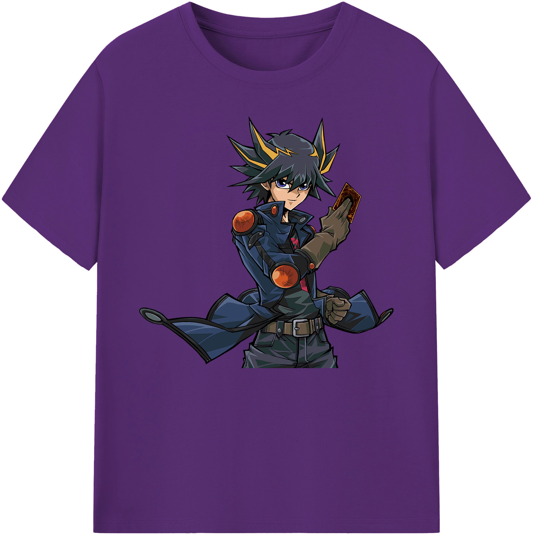 （画像用） 遊☆戯☆王 Yu-Gi-Oh! 綿100％ メンズ半袖Tシャツ｜肌触りやわらか＆通気性