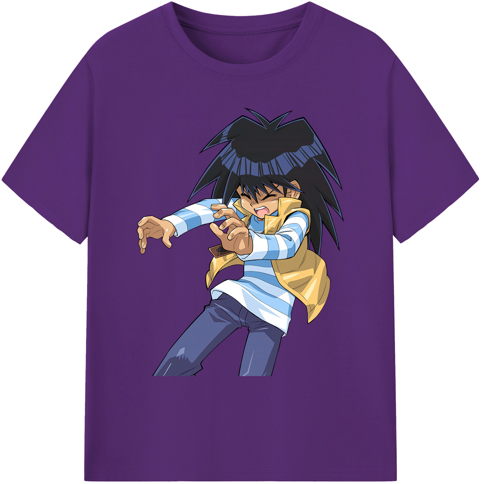 （画像用） 遊☆戯☆王 Yu-Gi-Oh! 綿100％ メンズ半袖Tシャツ｜肌触りやわらか＆通気性