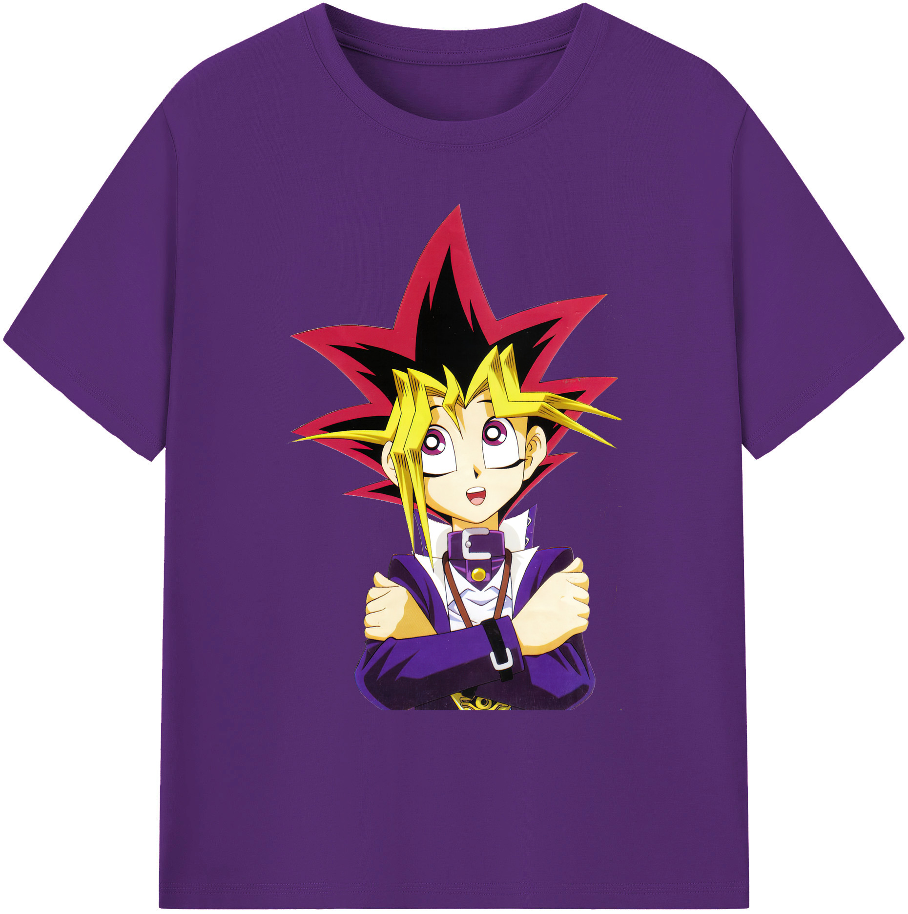 （画像用） 遊☆戯☆王 Yu-Gi-Oh! 綿100％ メンズ半袖Tシャツ｜肌触りやわらか＆通気性