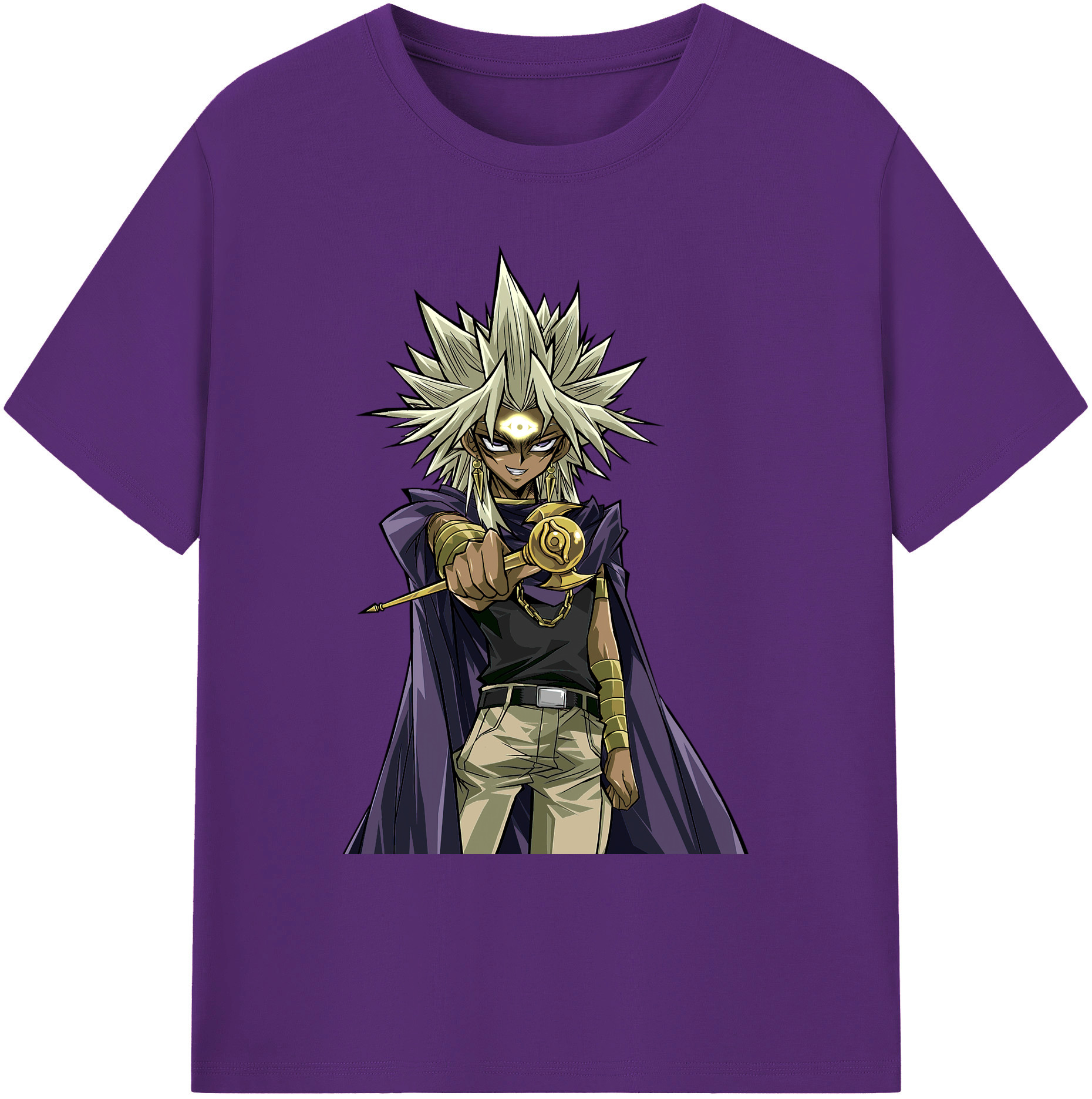 （画像用） 遊☆戯☆王 Yu-Gi-Oh! 綿100％ メンズ半袖Tシャツ｜肌触りやわらか＆通気性