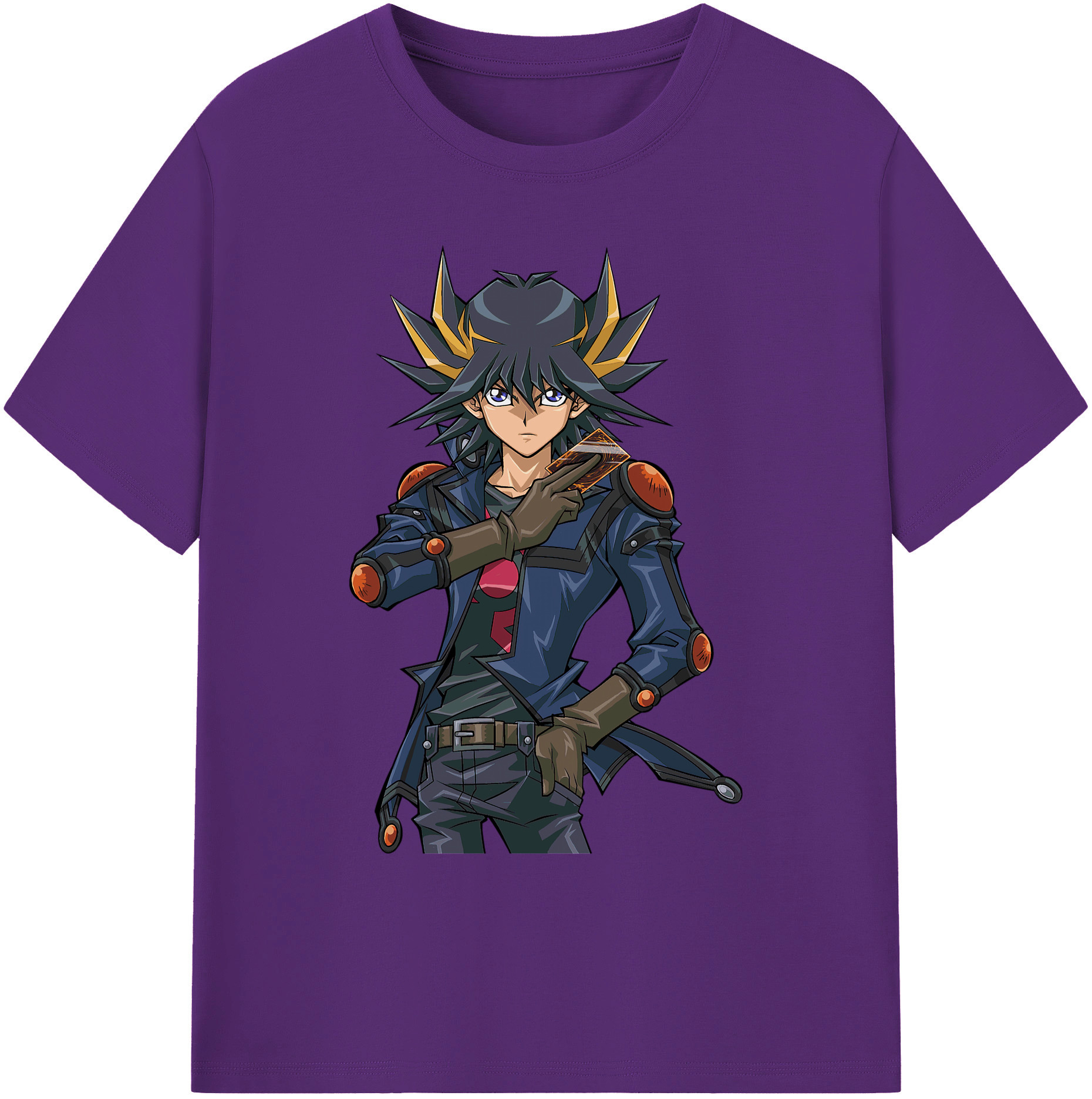 （画像用） 遊☆戯☆王 Yu-Gi-Oh! 綿100％ メンズ半袖Tシャツ｜肌触りやわらか＆通気性