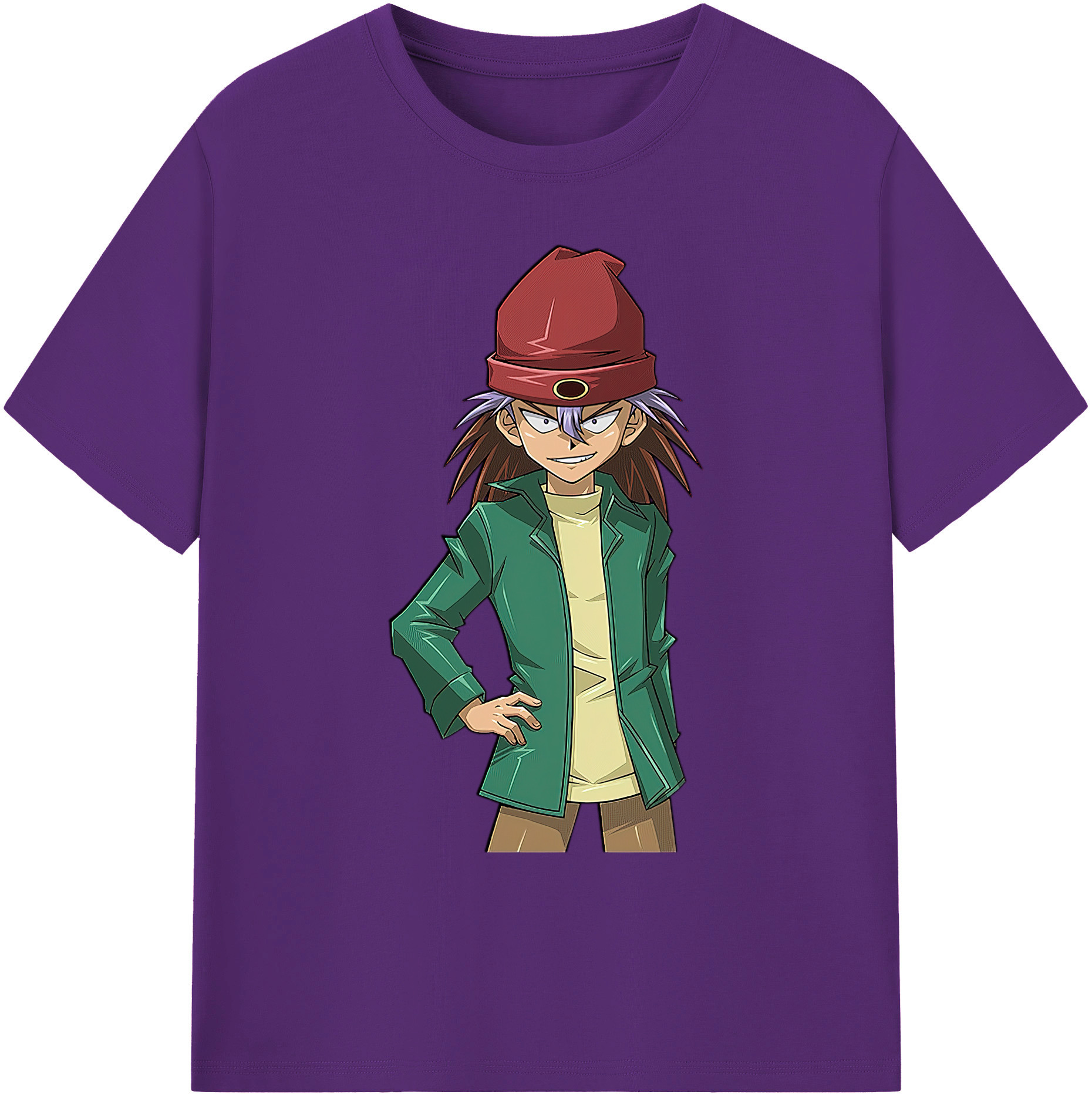 （画像用） 遊☆戯☆王 Yu-Gi-Oh! 綿100％ メンズ半袖Tシャツ｜肌触りやわらか＆通気性