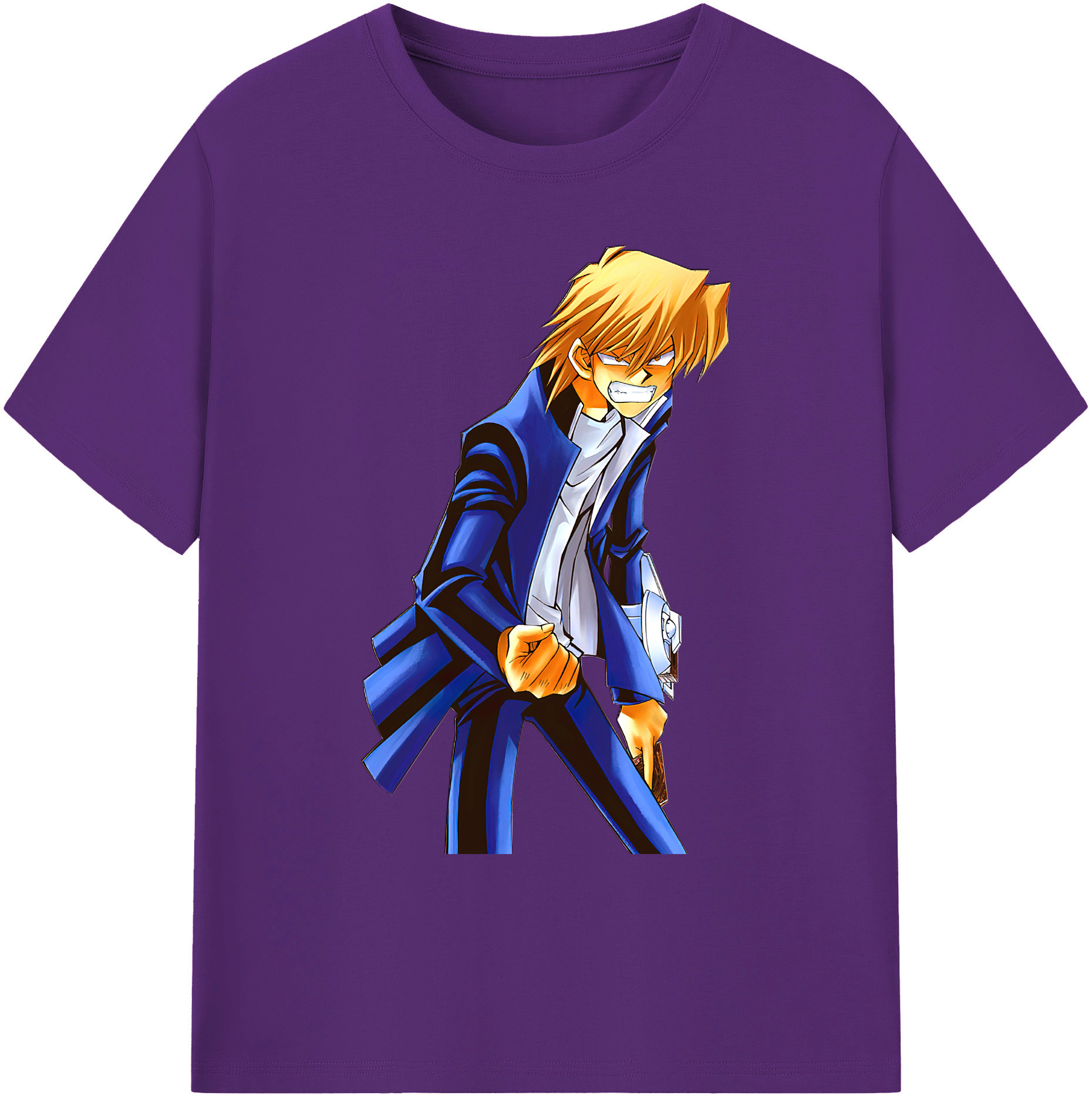 （画像用） 遊☆戯☆王 Yu-Gi-Oh! 綿100％ メンズ半袖Tシャツ｜肌触りやわらか＆通気性