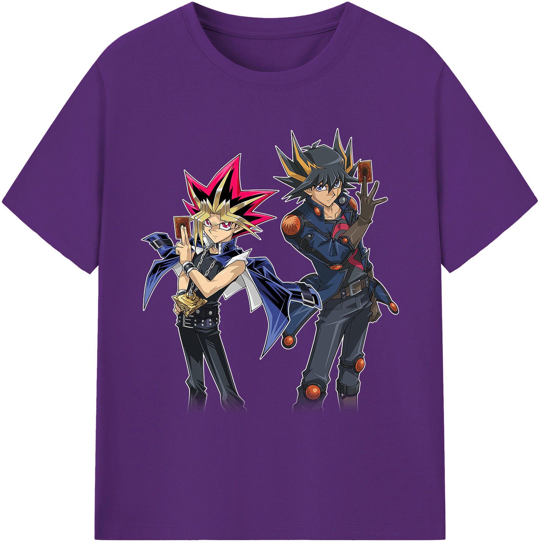 （画像用） 遊☆戯☆王 Yu-Gi-Oh! 綿100％ メンズ半袖Tシャツ｜肌触りやわらか＆通気性