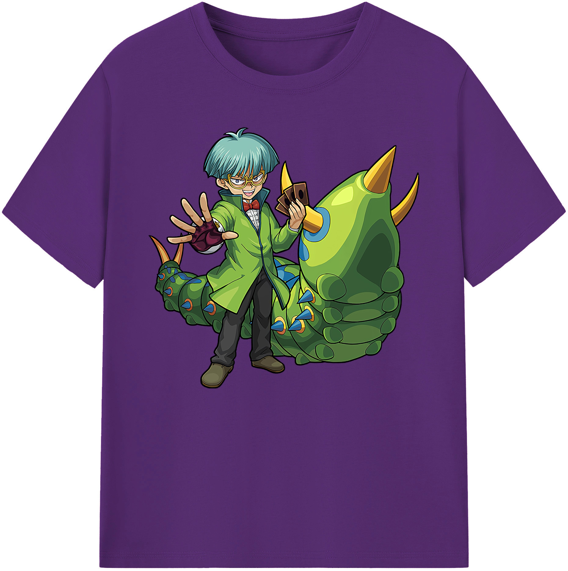 （画像用） 遊☆戯☆王 Yu-Gi-Oh! 綿100％ メンズ半袖Tシャツ｜肌触りやわらか＆通気性