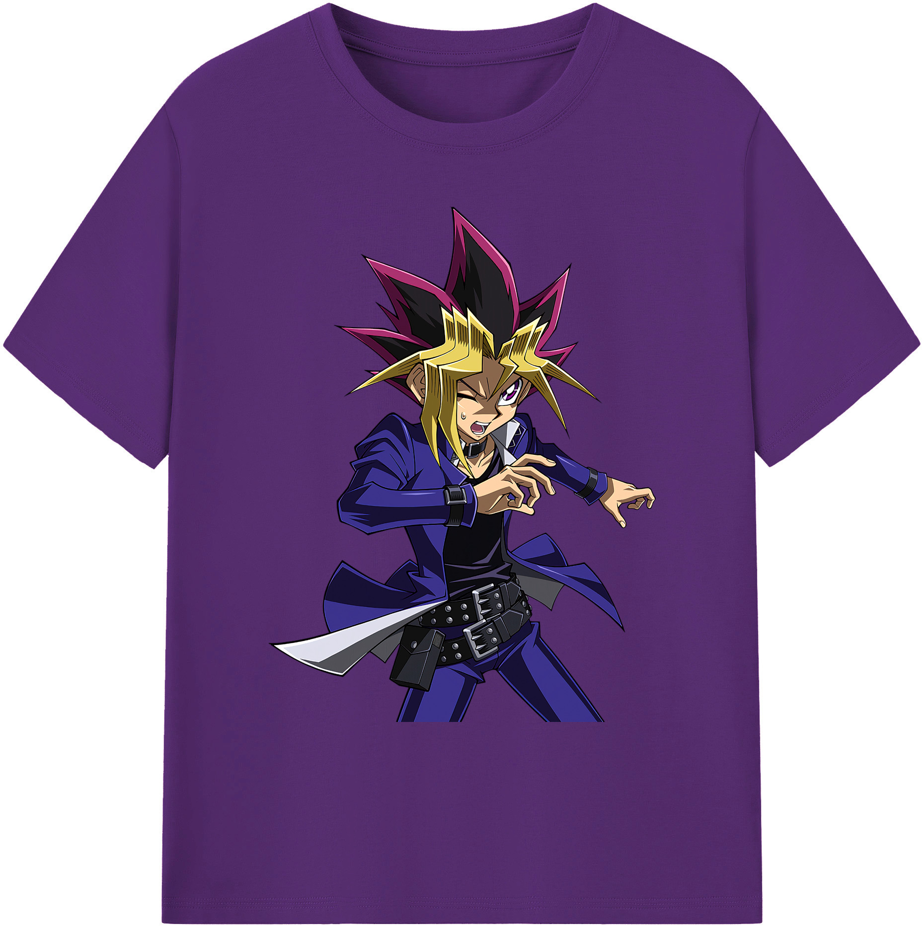 （画像用） 遊☆戯☆王 Yu-Gi-Oh! 綿100％ メンズ半袖Tシャツ｜肌触りやわらか＆通気性