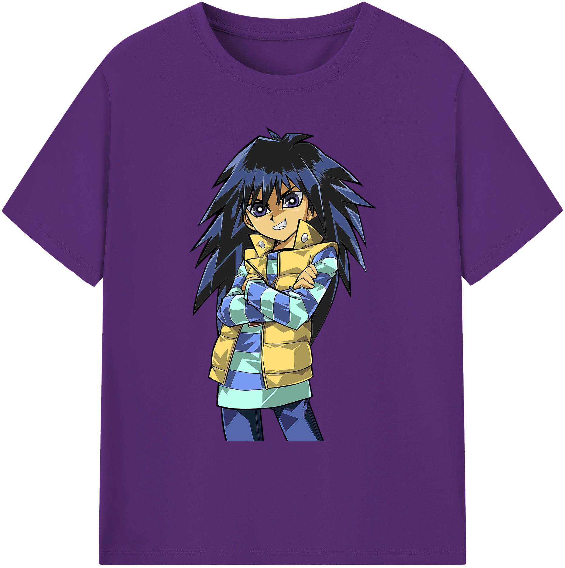 （画像用） 遊☆戯☆王 Yu-Gi-Oh! 綿100％ メンズ半袖Tシャツ｜肌触りやわらか＆通気性