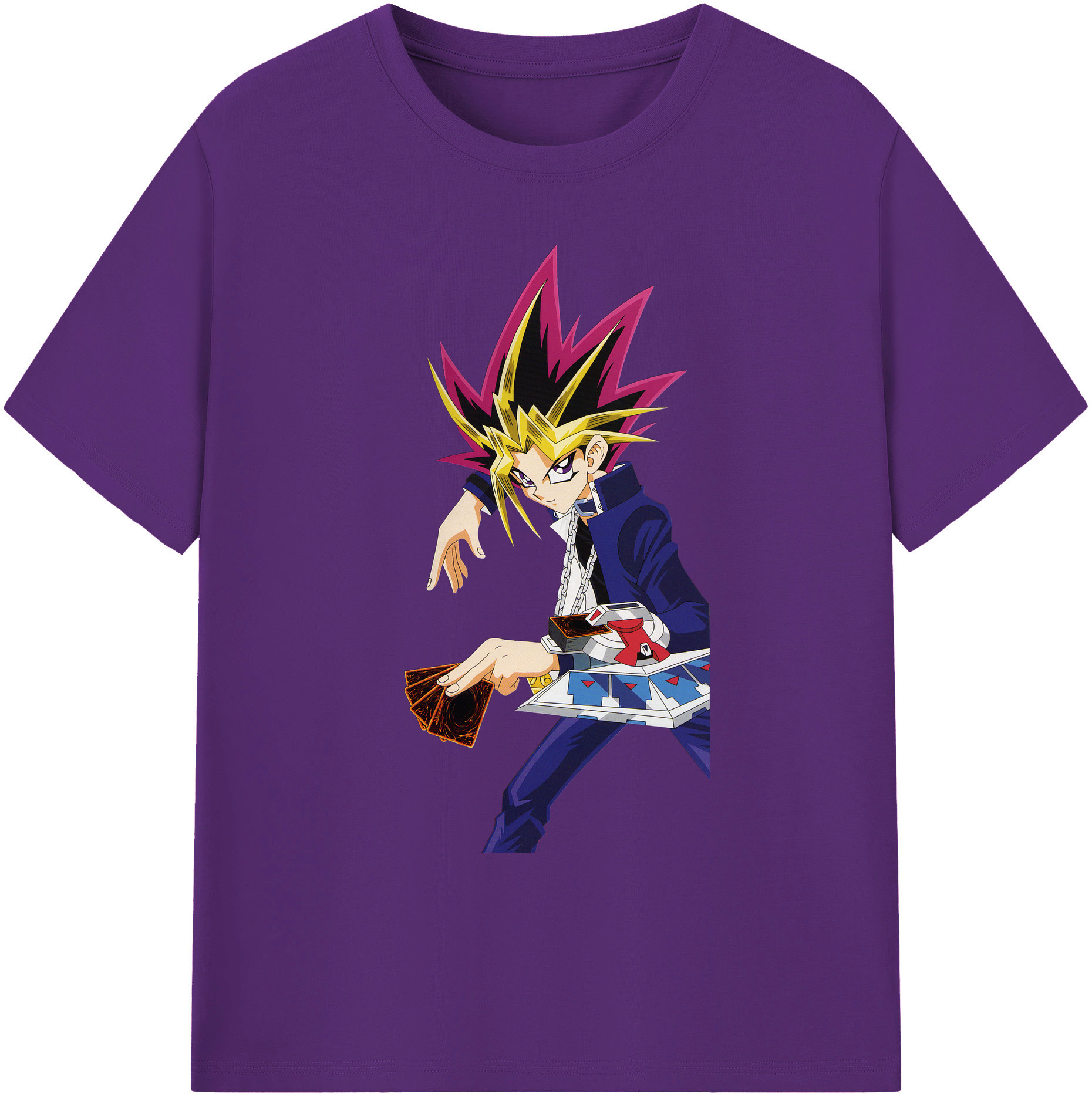 （画像用） 遊☆戯☆王 Yu-Gi-Oh! 綿100％ メンズ半袖Tシャツ｜肌触りやわらか＆通気性