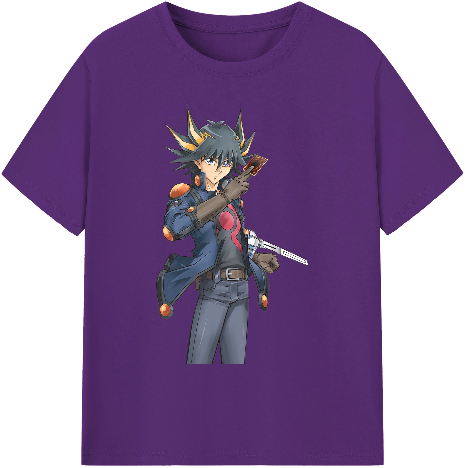遊☆戯☆王 Yu-Gi-Oh! 綿100％ メンズ半袖Tシャツ｜肌触りやわらか＆通気性