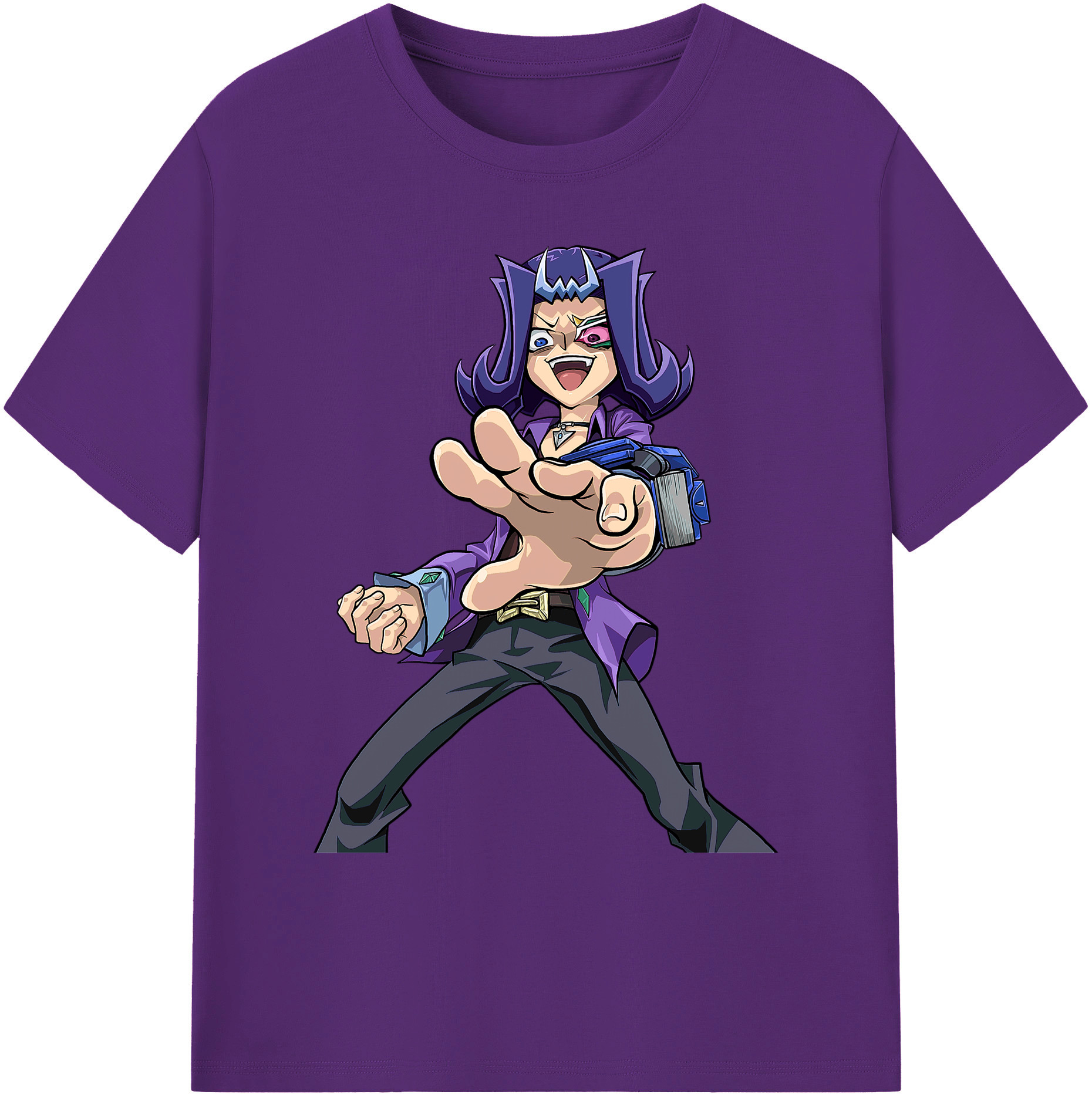 遊☆戯☆王 Yu-Gi-Oh! 綿100％ メンズ半袖Tシャツ｜肌触りやわらか＆通気性