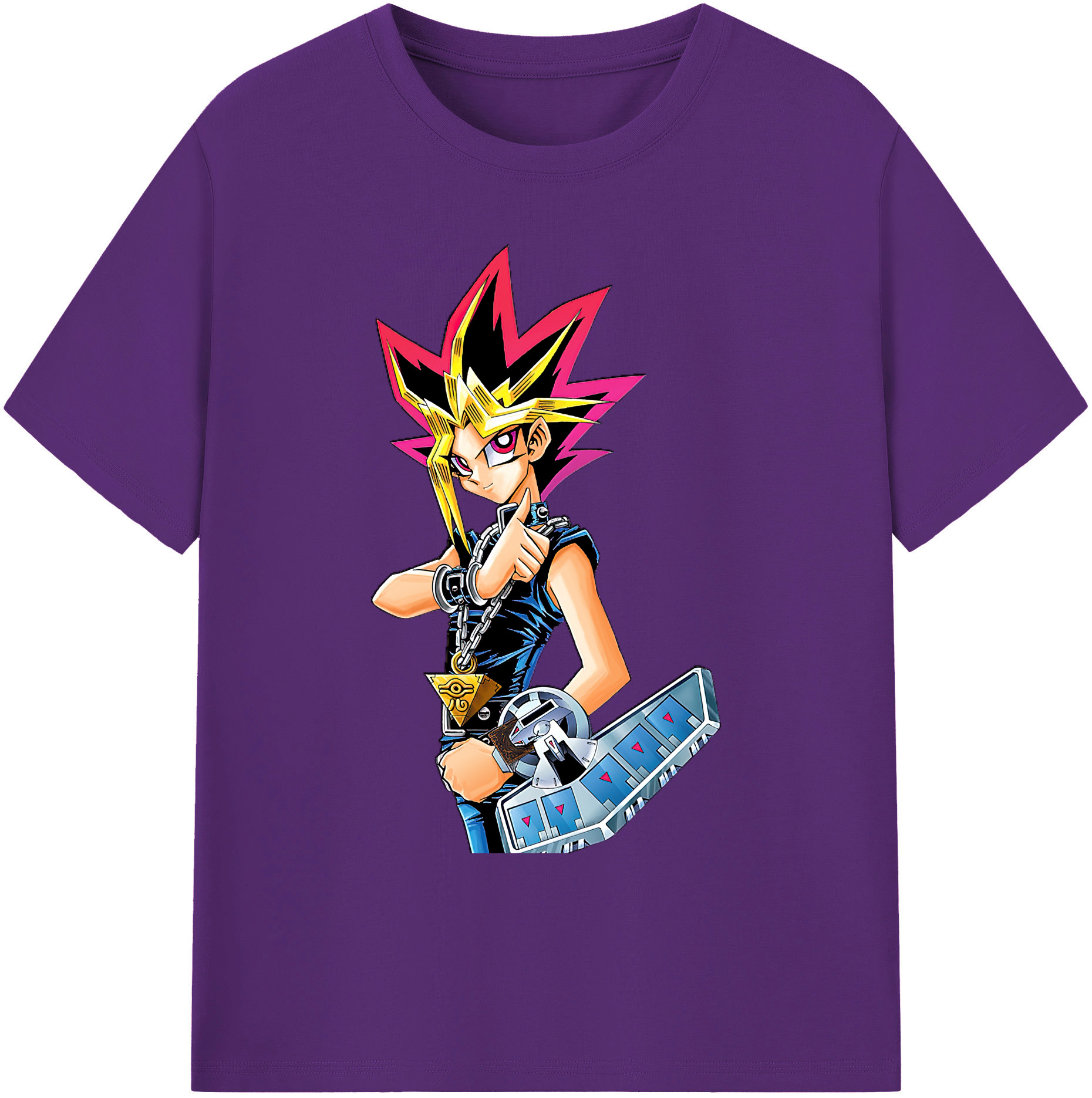 遊☆戯☆王 Yu-Gi-Oh! 綿100％ メンズ半袖Tシャツ｜肌触りやわらか＆通気性