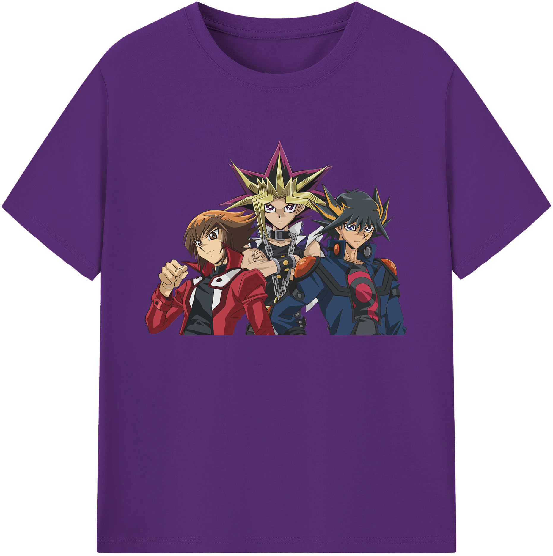 （画像用） 遊☆戯☆王 Yu-Gi-Oh! 綿100％ メンズ半袖Tシャツ｜肌触りやわらか＆通気性