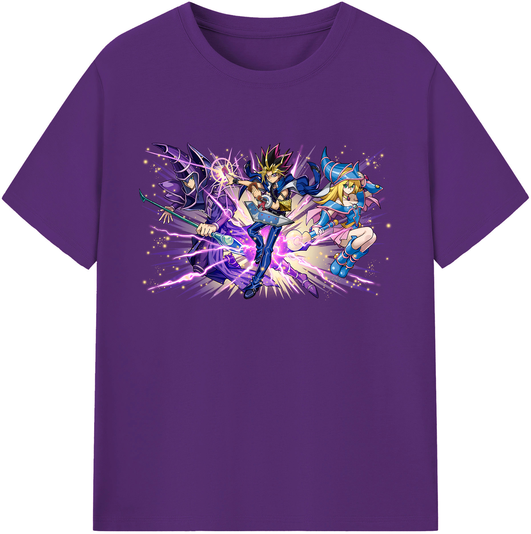遊☆戯☆王 Yu-Gi-Oh! 綿100％ メンズ半袖Tシャツ｜肌触りやわらか＆通気性