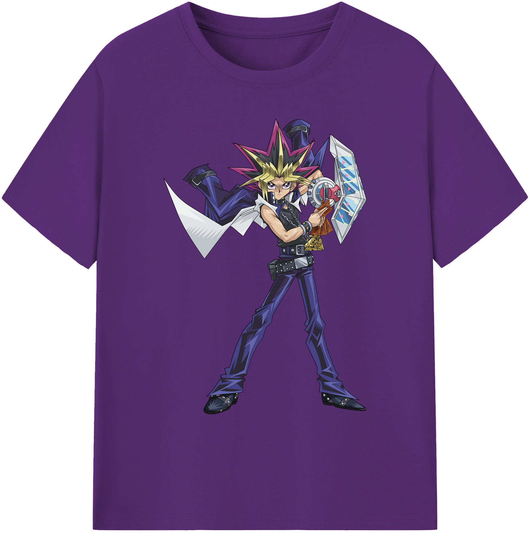 遊☆戯☆王 Yu-Gi-Oh! 綿100％ メンズ半袖Tシャツ｜肌触りやわらか＆通気性