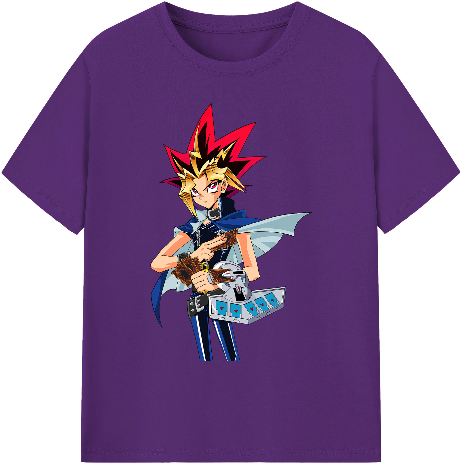 遊☆戯☆王 Yu-Gi-Oh! 綿100％ メンズ半袖Tシャツ｜肌触りやわらか＆通気性
