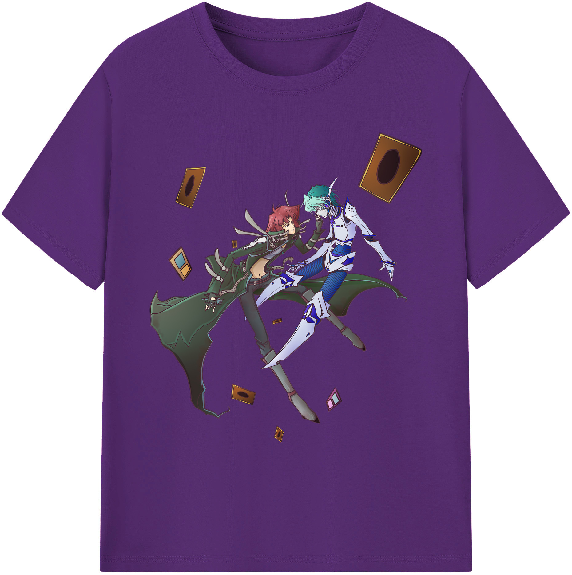 （画像用） 遊☆戯☆王 Yu-Gi-Oh! 綿100％ メンズ半袖Tシャツ｜肌触りやわらか＆通気性