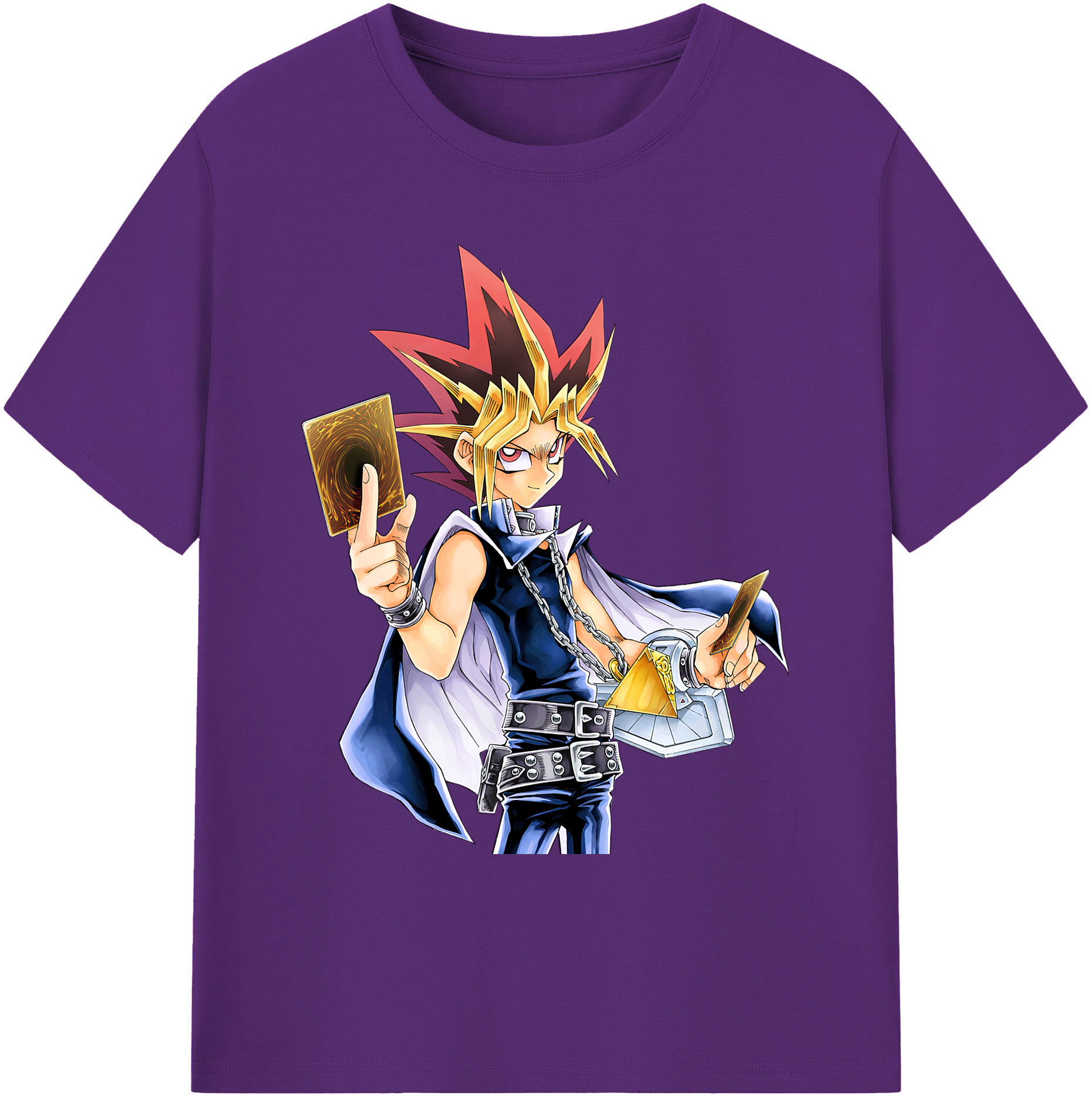 （画像用） 遊☆戯☆王 Yu-Gi-Oh! 綿100％ メンズ半袖Tシャツ｜肌触りやわらか＆通気性