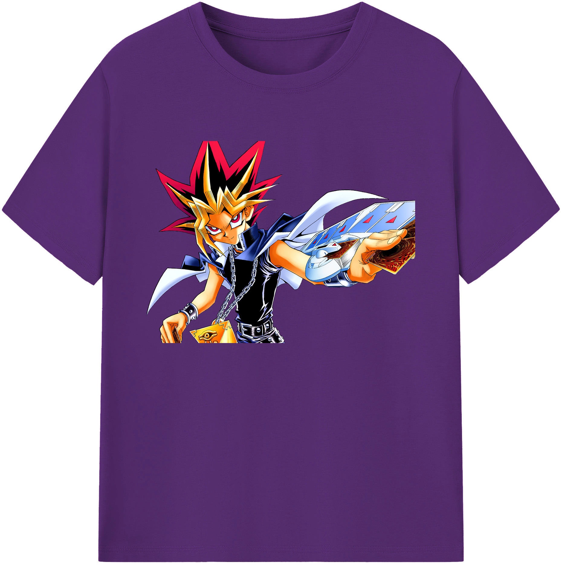 （画像用） 遊☆戯☆王 Yu-Gi-Oh! 綿100％ メンズ半袖Tシャツ｜肌触りやわらか＆通気性