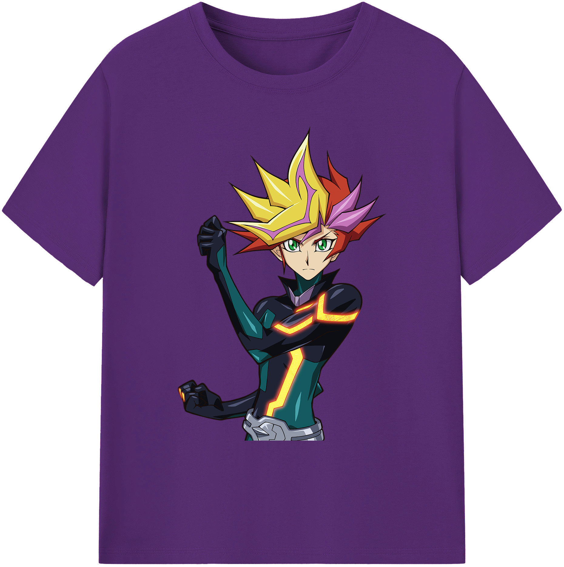 （画像用） 遊☆戯☆王 Yu-Gi-Oh! 綿100％ メンズ半袖Tシャツ｜肌触りやわらか＆通気性