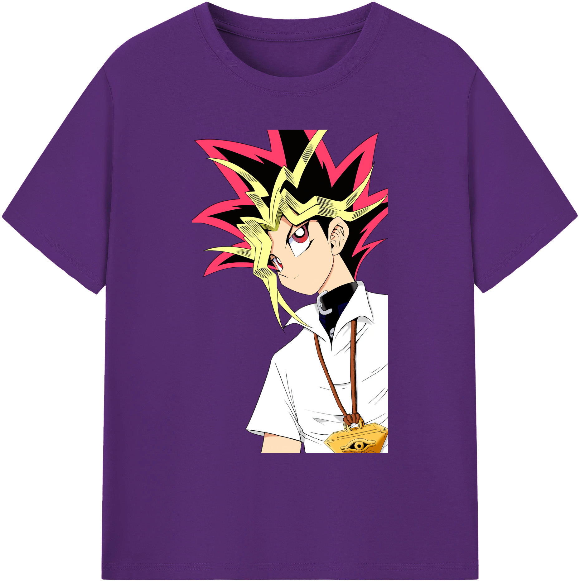 （画像用） 遊☆戯☆王 Yu-Gi-Oh! 綿100％ メンズ半袖Tシャツ｜肌触りやわらか＆通気性