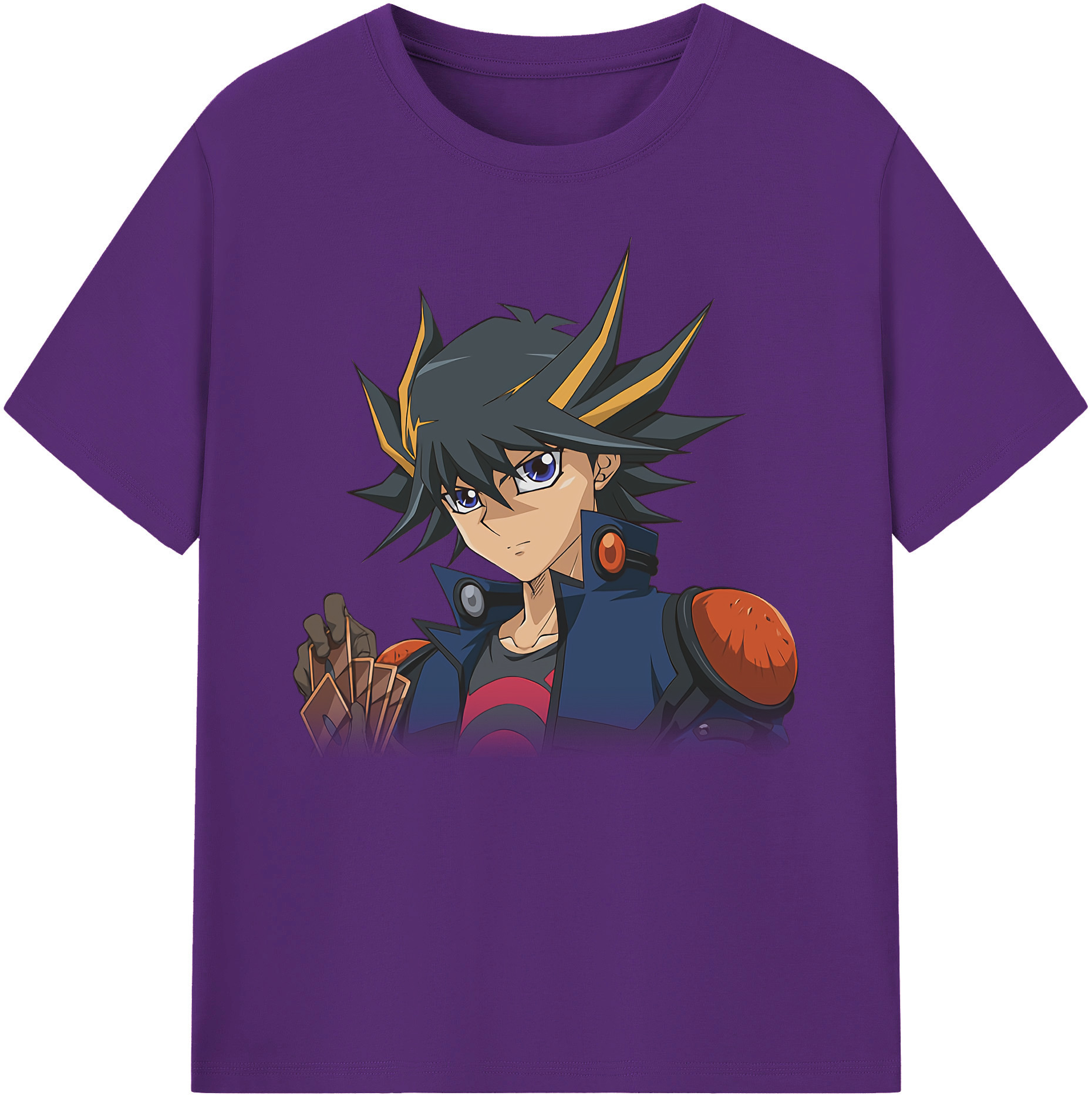 （画像用） 遊☆戯☆王 Yu-Gi-Oh! 綿100％ メンズ半袖Tシャツ｜肌触りやわらか＆通気性