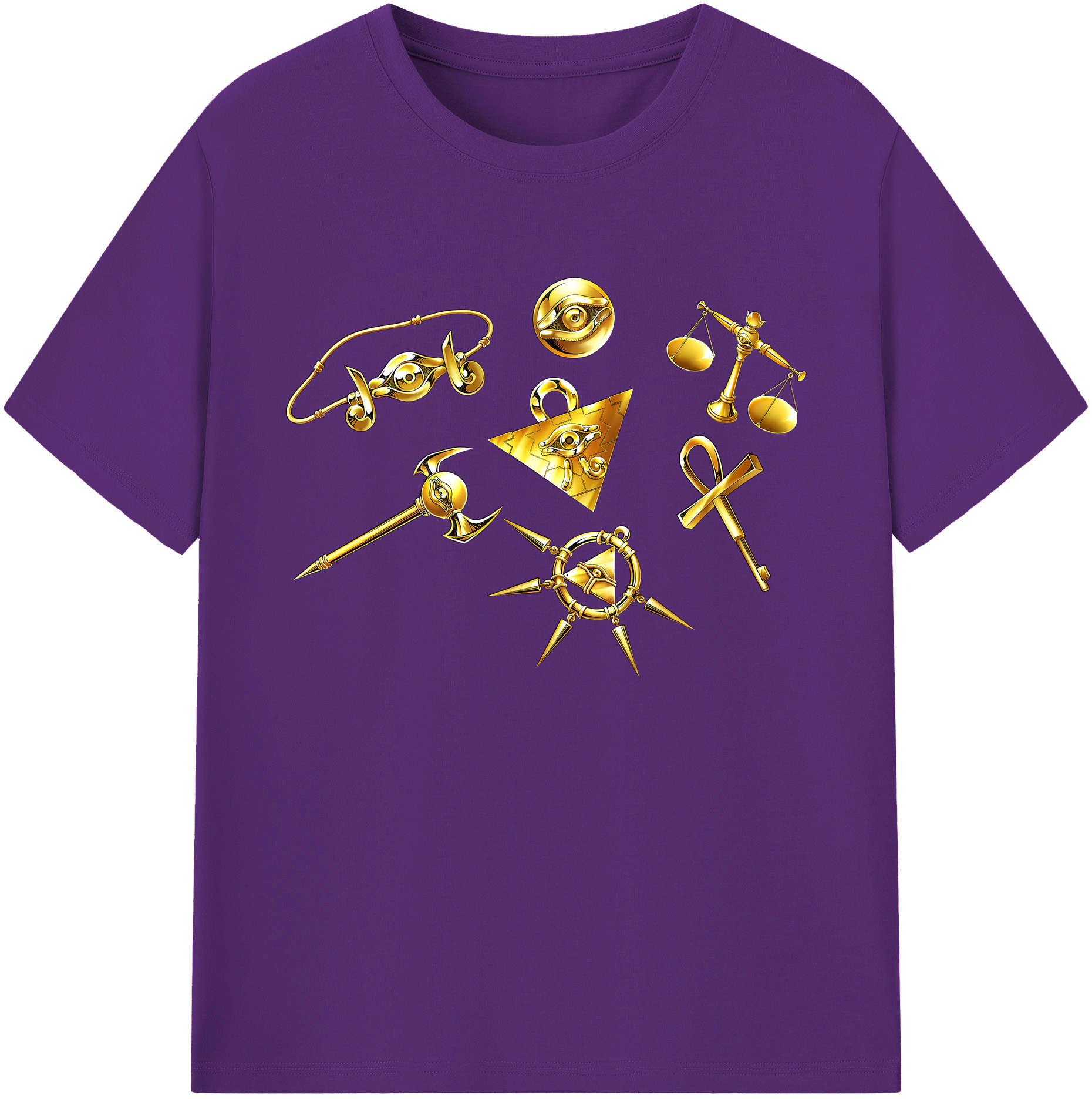 （画像用） 遊☆戯☆王 Yu-Gi-Oh! 綿100％ メンズ半袖Tシャツ｜肌触りやわらか＆通気性