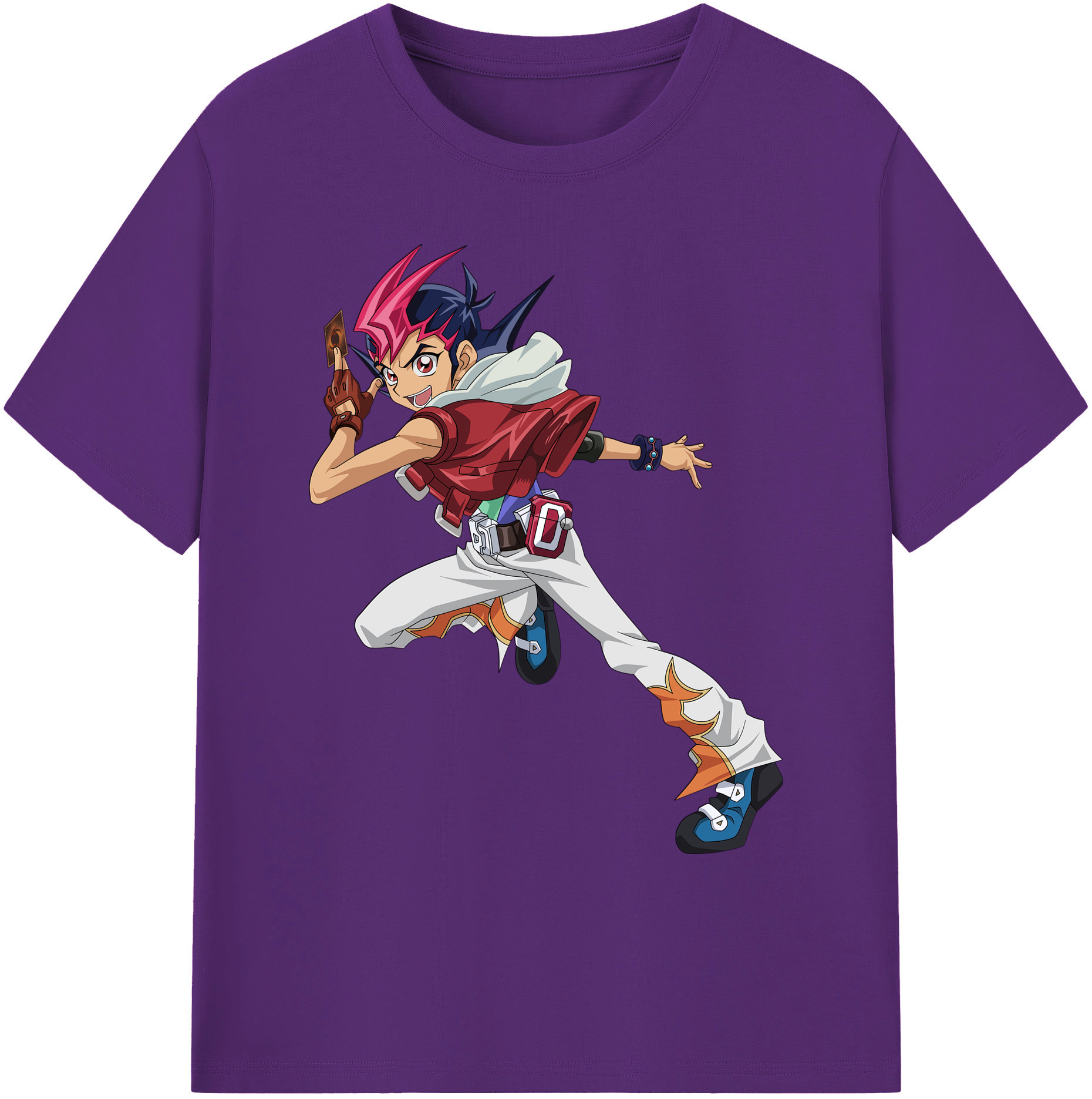（画像用） 遊☆戯☆王 Yu-Gi-Oh! 綿100％ メンズ半袖Tシャツ｜肌触りやわらか＆通気性