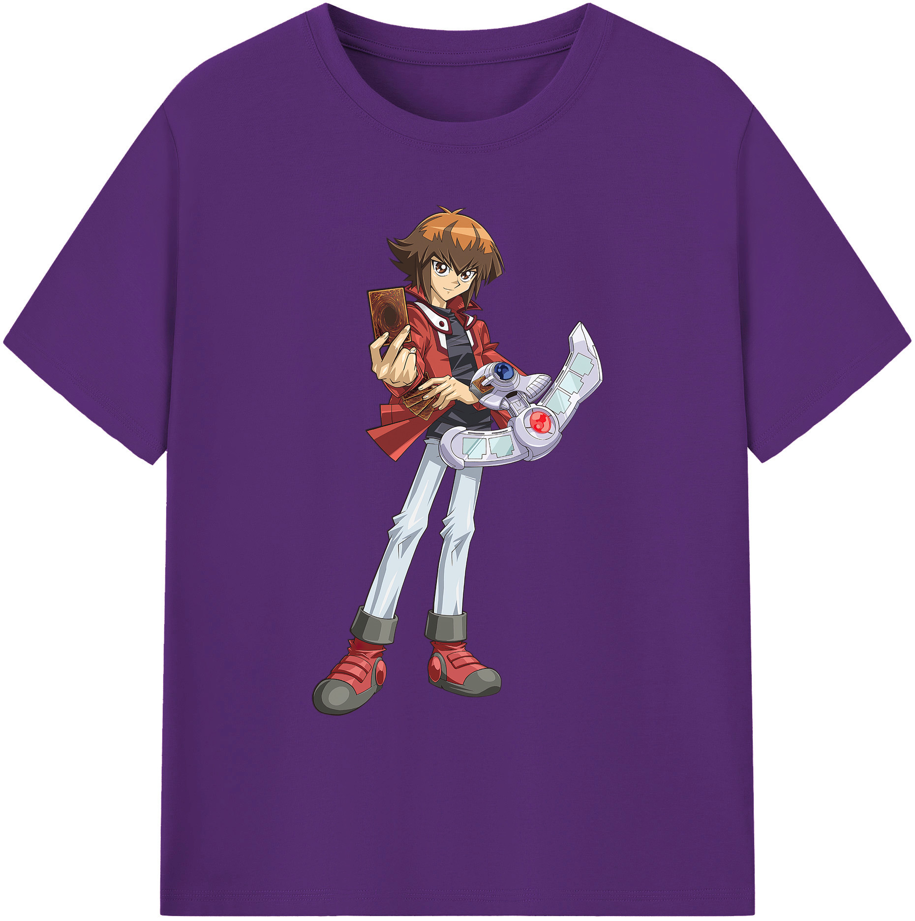 （画像用） 遊☆戯☆王 Yu-Gi-Oh! 綿100％ メンズ半袖Tシャツ｜肌触りやわらか＆通気性