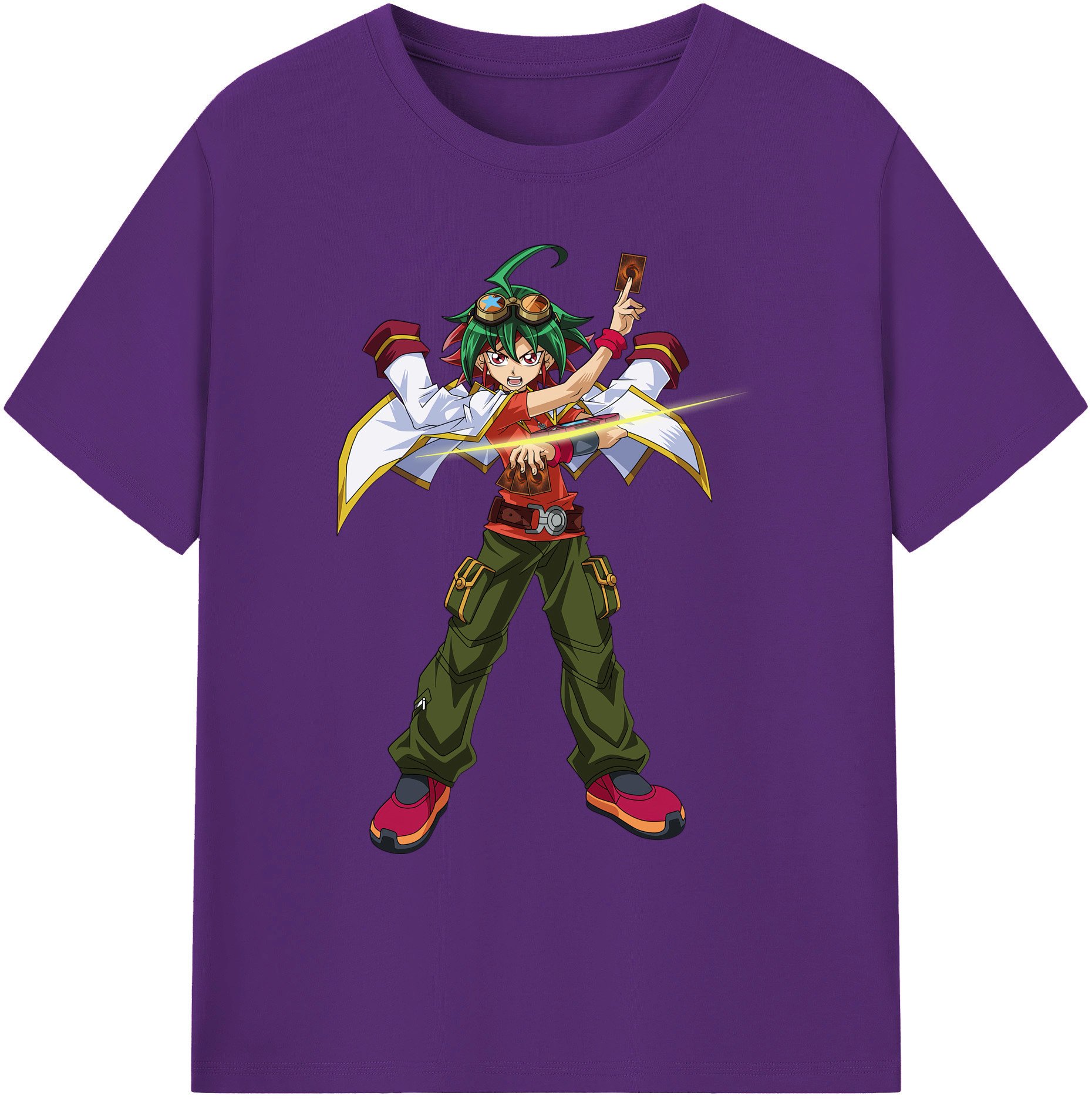 （画像用） 遊☆戯☆王 Yu-Gi-Oh! 綿100％ メンズ半袖Tシャツ｜肌触りやわらか＆通気性