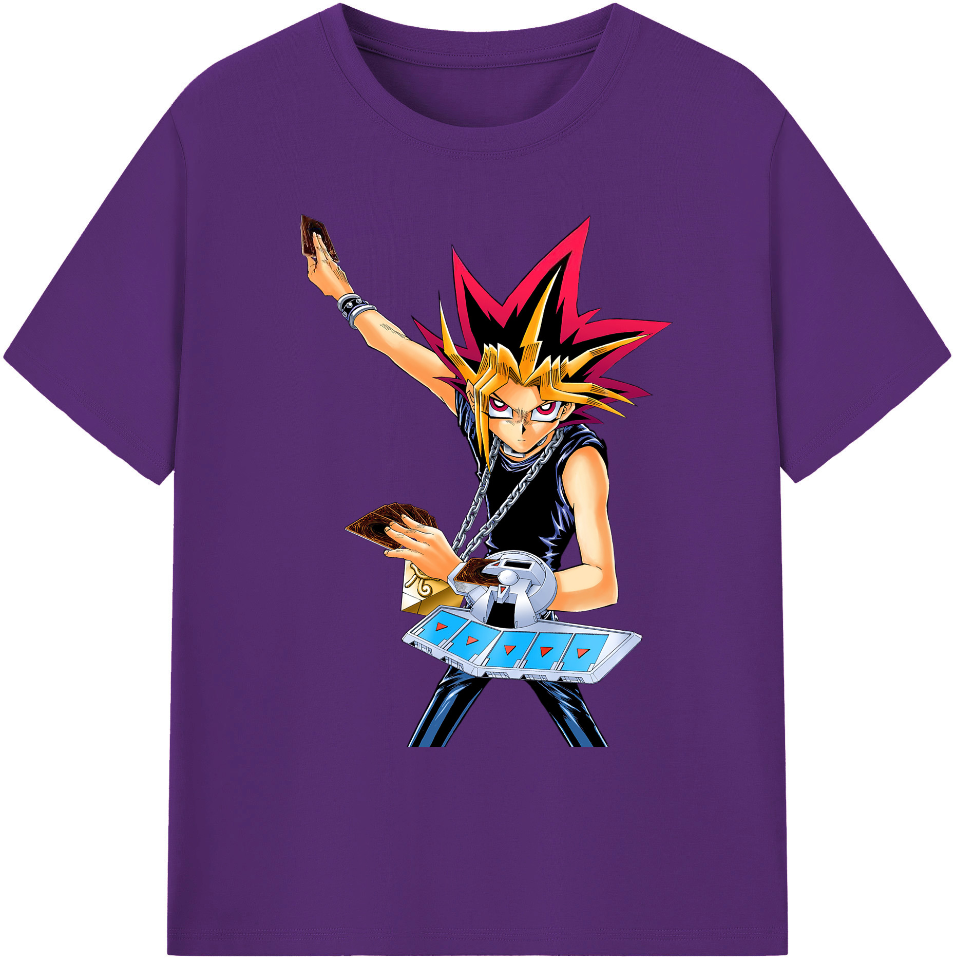 （画像用） 遊☆戯☆王 Yu-Gi-Oh! 綿100％ メンズ半袖Tシャツ｜肌触りやわらか＆通気性