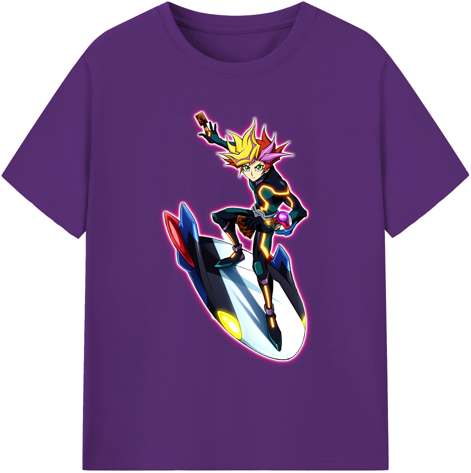 （画像用） 遊☆戯☆王 Yu-Gi-Oh! 綿100％ メンズ半袖Tシャツ｜肌触りやわらか＆通気性