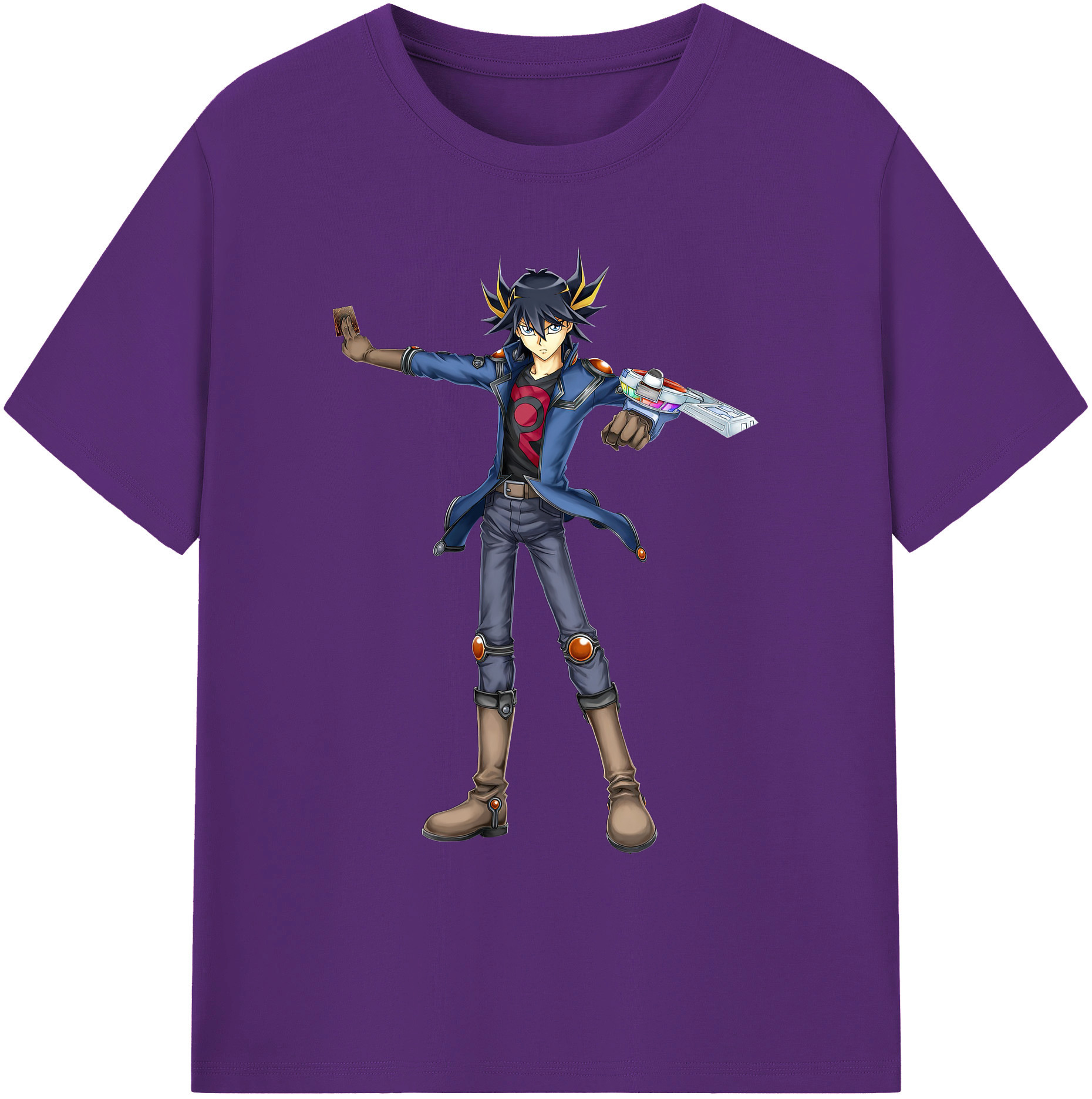 （画像用） 遊☆戯☆王 Yu-Gi-Oh! 綿100％ メンズ半袖Tシャツ｜肌触りやわらか＆通気性