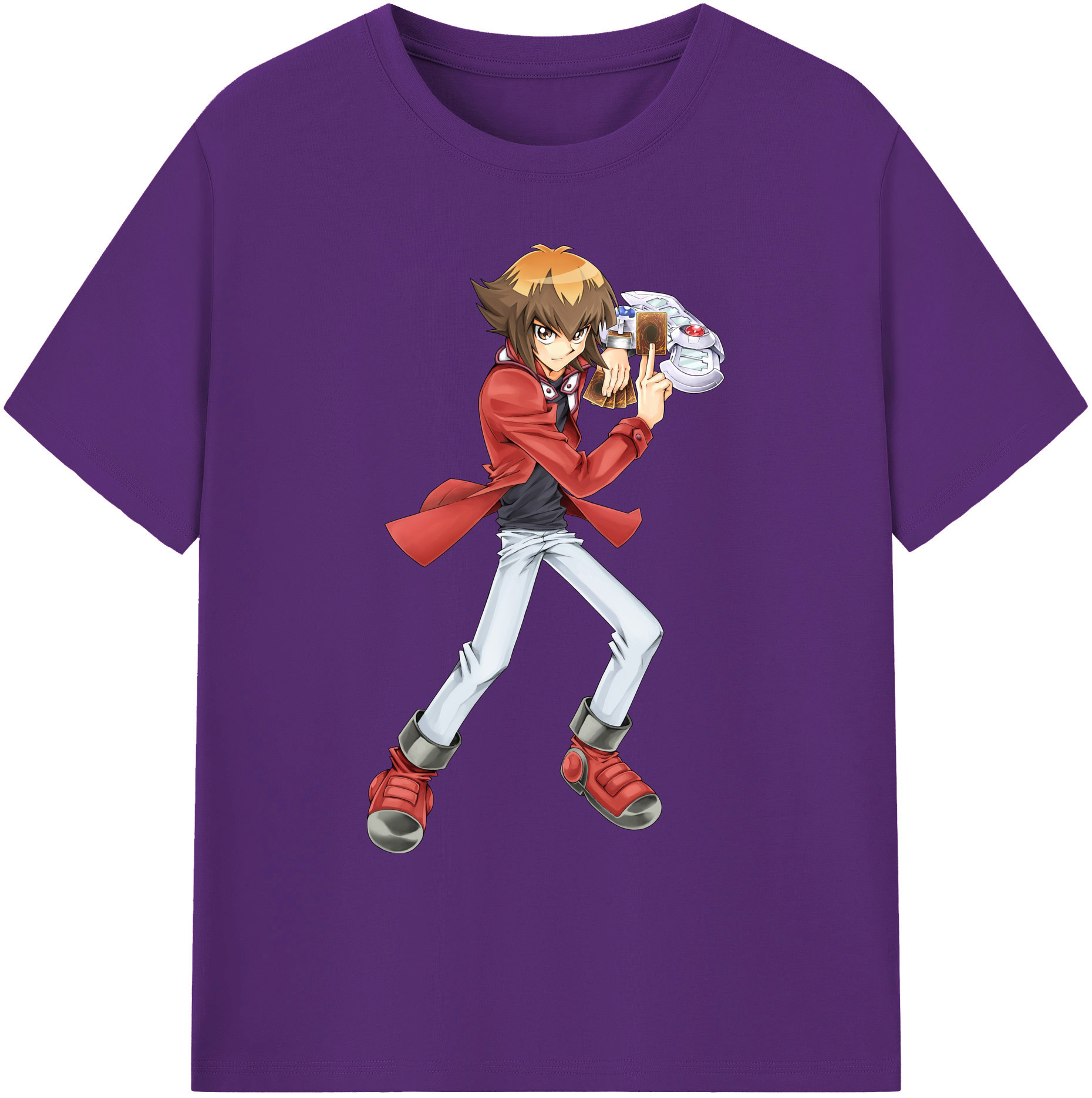 （画像用） 遊☆戯☆王 Yu-Gi-Oh! 綿100％ メンズ半袖Tシャツ｜肌触りやわらか＆通気性