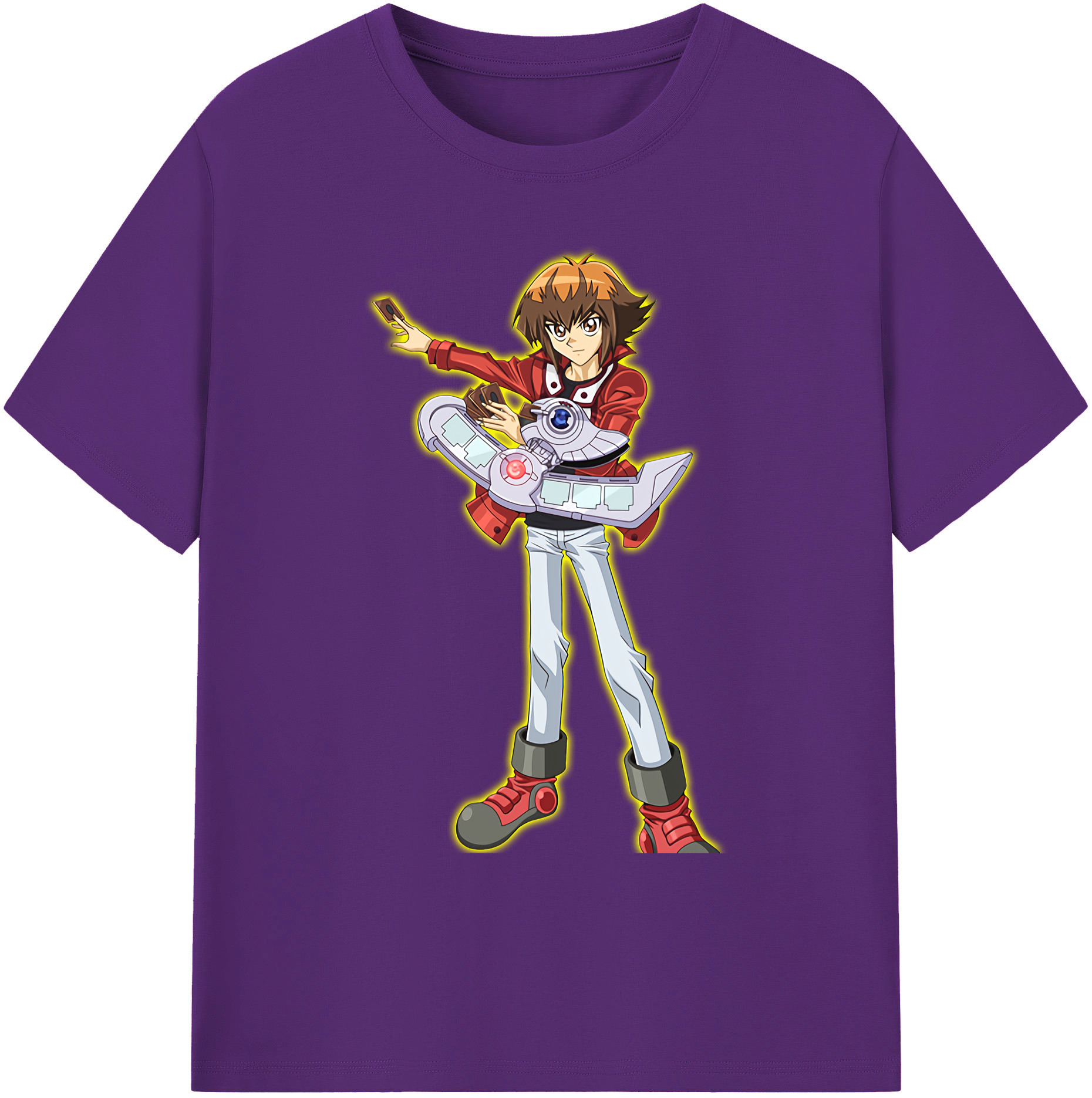 （画像用） 遊☆戯☆王 Yu-Gi-Oh! 綿100％ メンズ半袖Tシャツ｜肌触りやわらか＆通気性