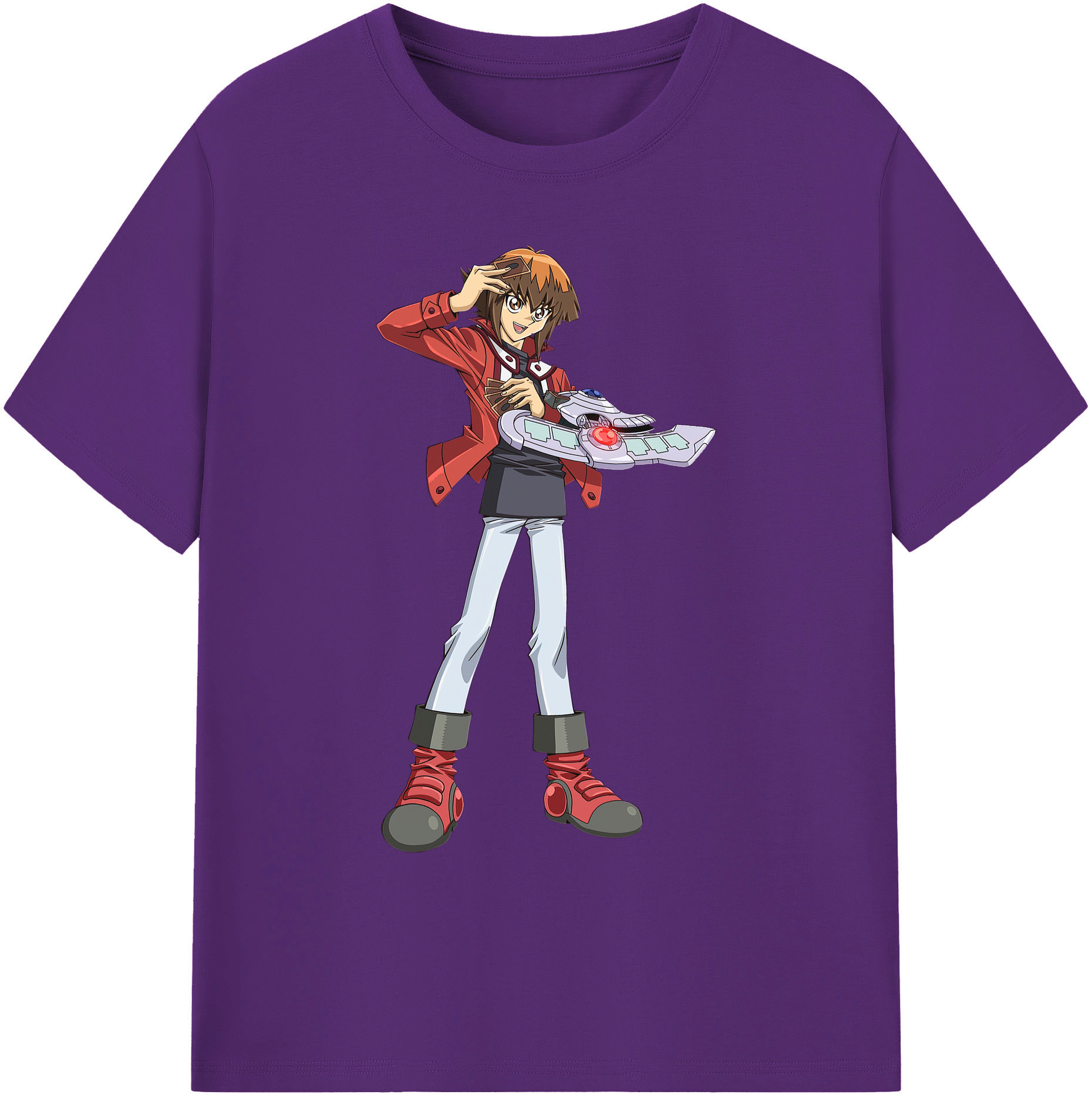 （画像用） 遊☆戯☆王 Yu-Gi-Oh! 綿100％ メンズ半袖Tシャツ｜肌触りやわらか＆通気性