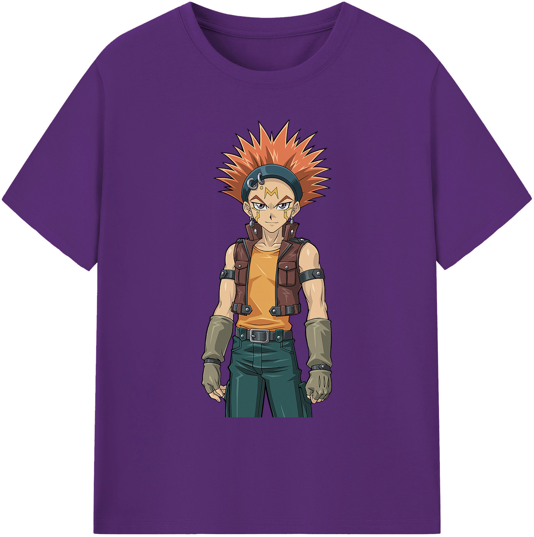 （画像用） 遊☆戯☆王 Yu-Gi-Oh! 綿100％ メンズ半袖Tシャツ｜肌触りやわらか＆通気性