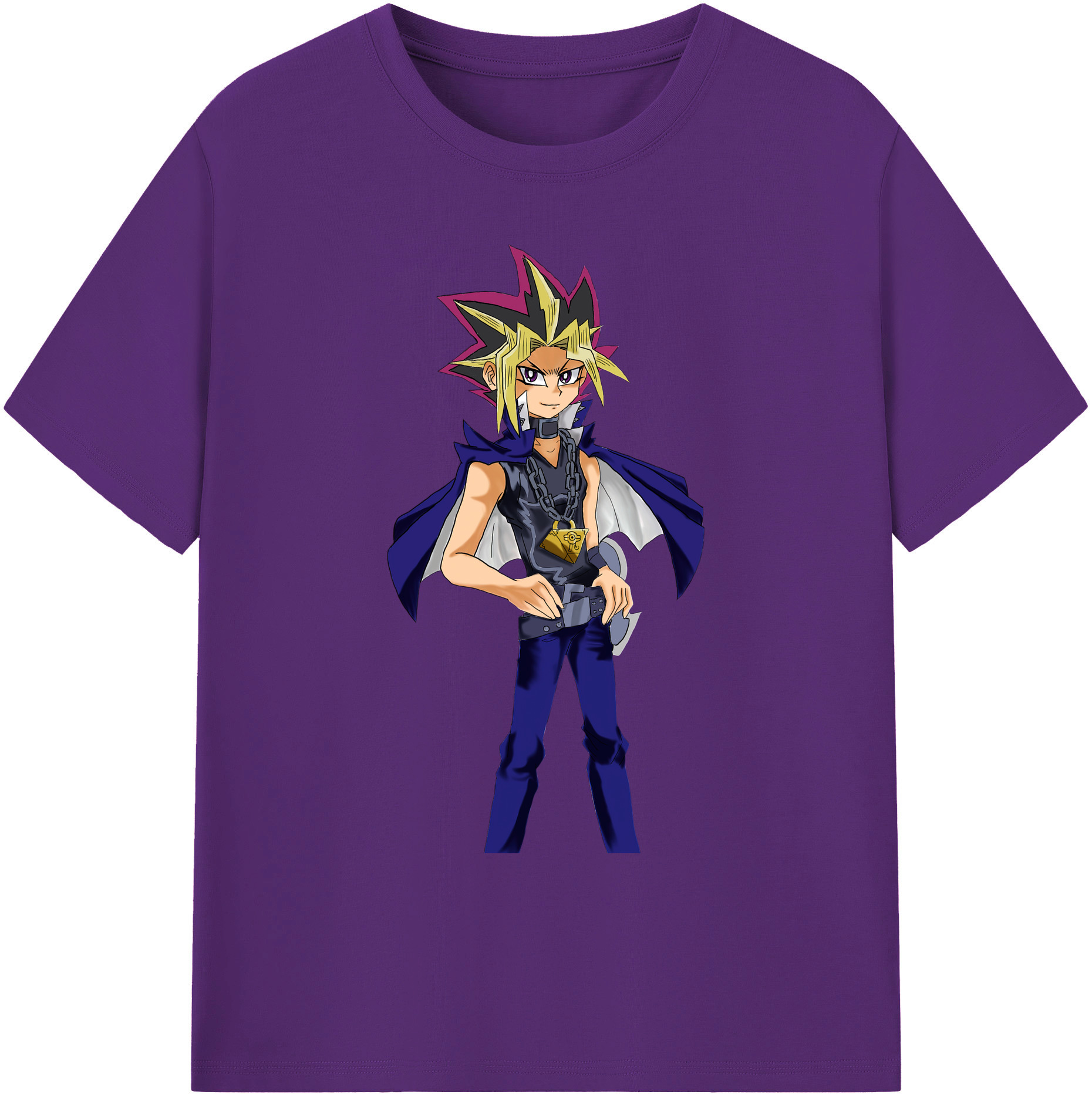 （画像用） 遊☆戯☆王 Yu-Gi-Oh! 綿100％ メンズ半袖Tシャツ｜肌触りやわらか＆通気性