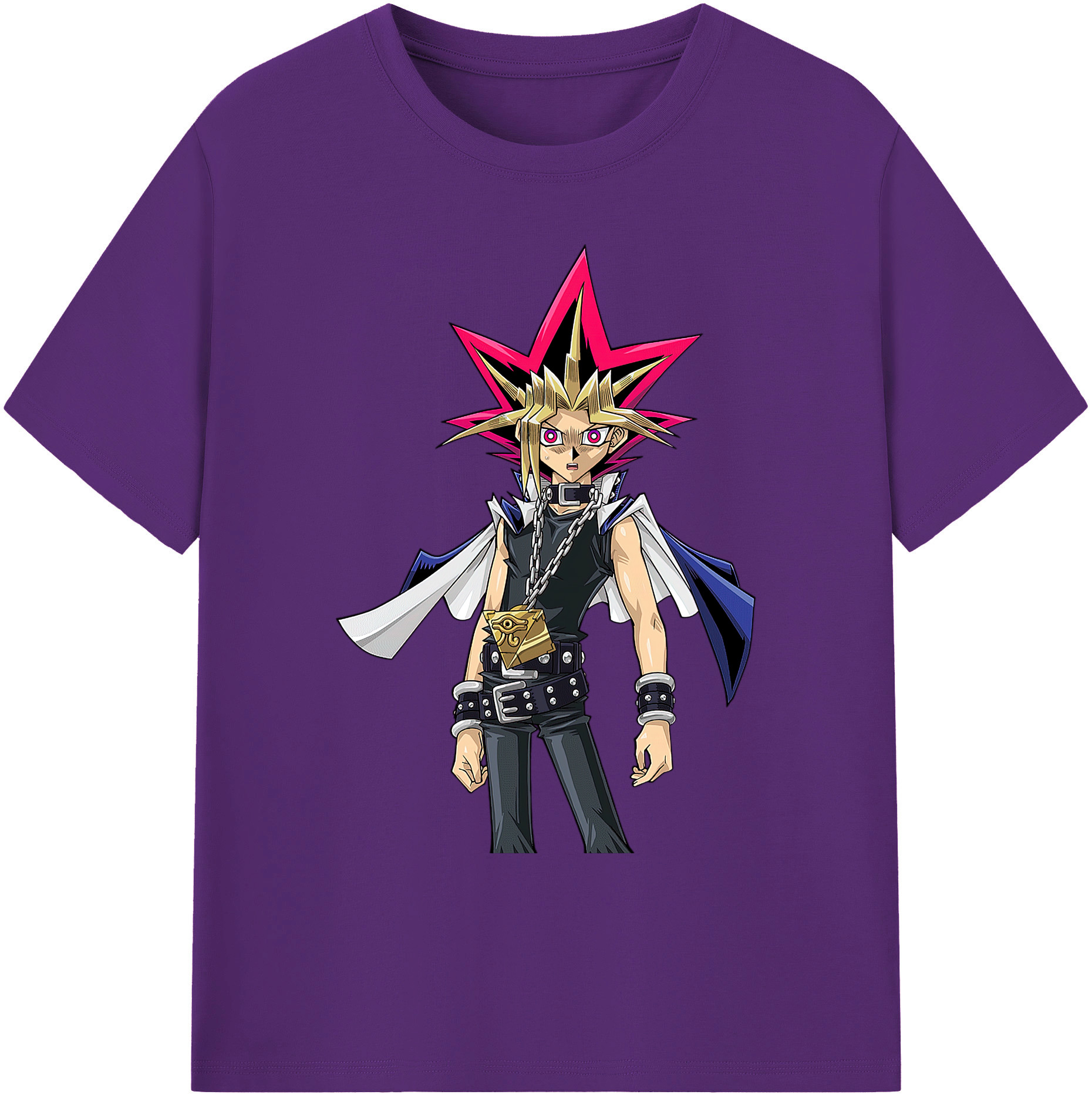 （画像用） 遊☆戯☆王 Yu-Gi-Oh! 綿100％ メンズ半袖Tシャツ｜肌触りやわらか＆通気性