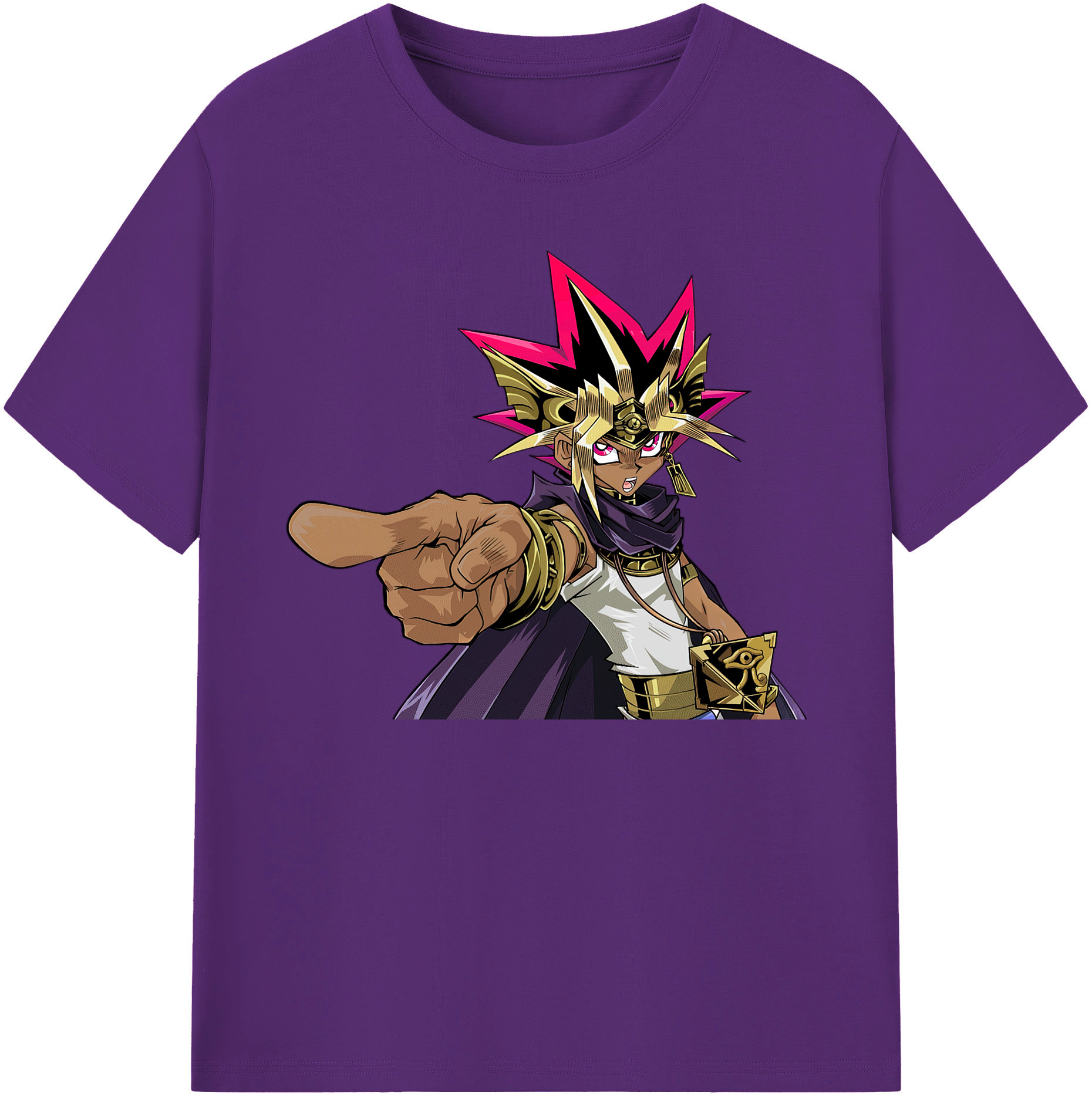 （画像用） 遊☆戯☆王 Yu-Gi-Oh! 綿100％ メンズ半袖Tシャツ｜肌触りやわらか＆通気性