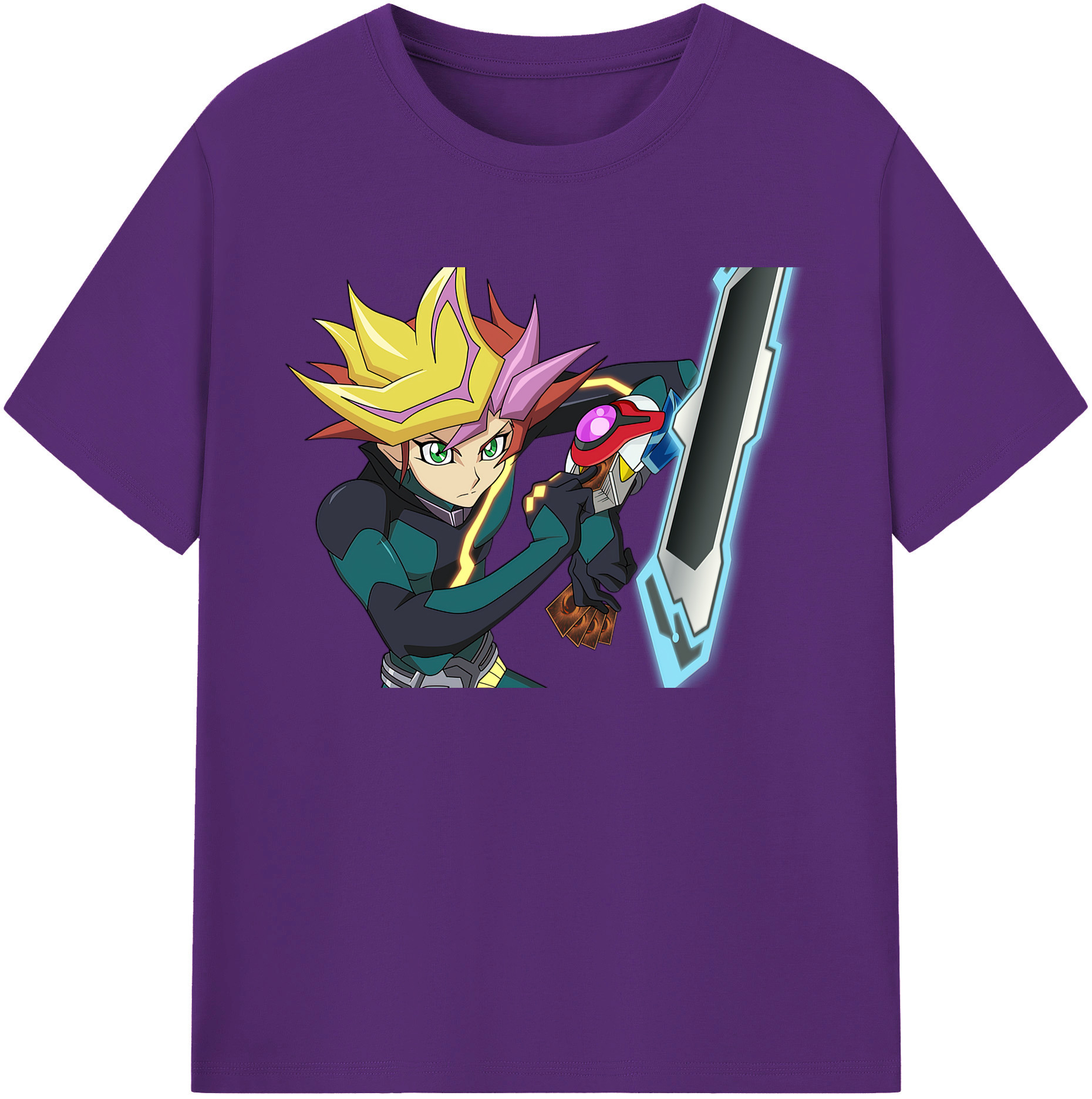 （画像用） 遊☆戯☆王 Yu-Gi-Oh! 綿100％ メンズ半袖Tシャツ｜肌触りやわらか＆通気性