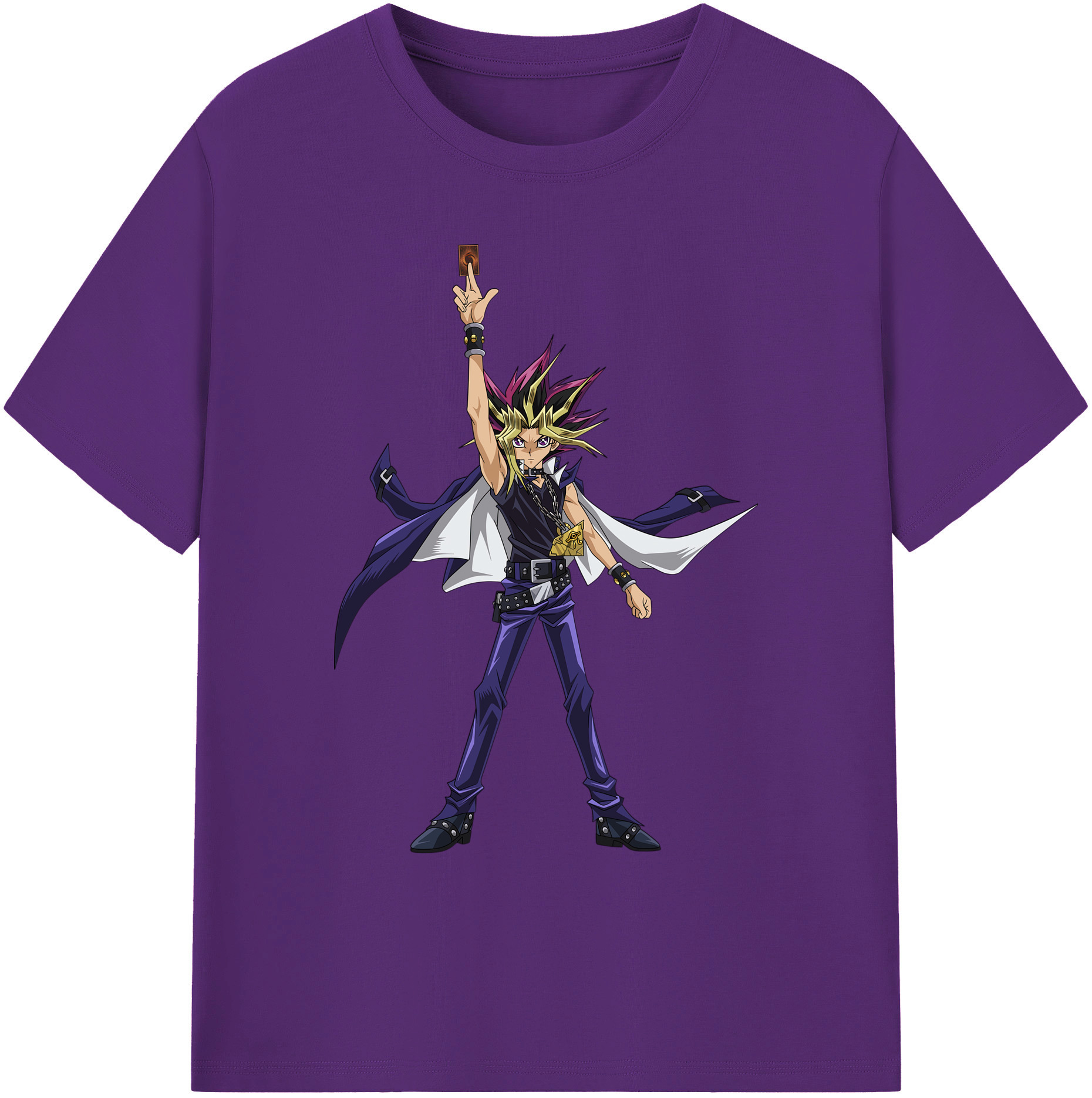 （画像用） 遊☆戯☆王 Yu-Gi-Oh! 綿100％ メンズ半袖Tシャツ｜肌触りやわらか＆通気性