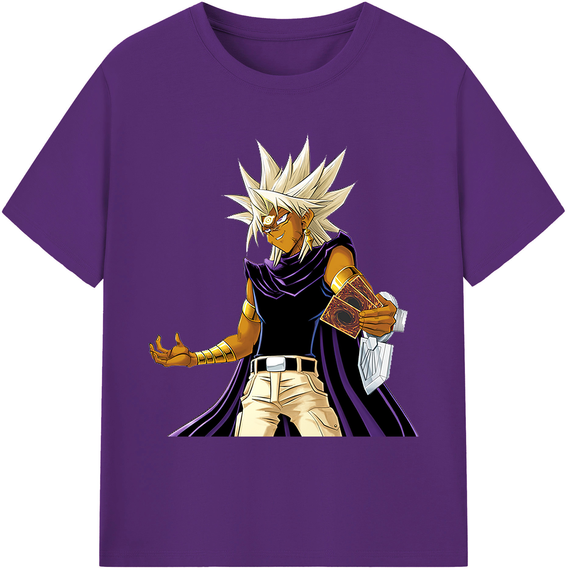 （画像用） 遊☆戯☆王 Yu-Gi-Oh! 綿100％ メンズ半袖Tシャツ｜肌触りやわらか＆通気性
