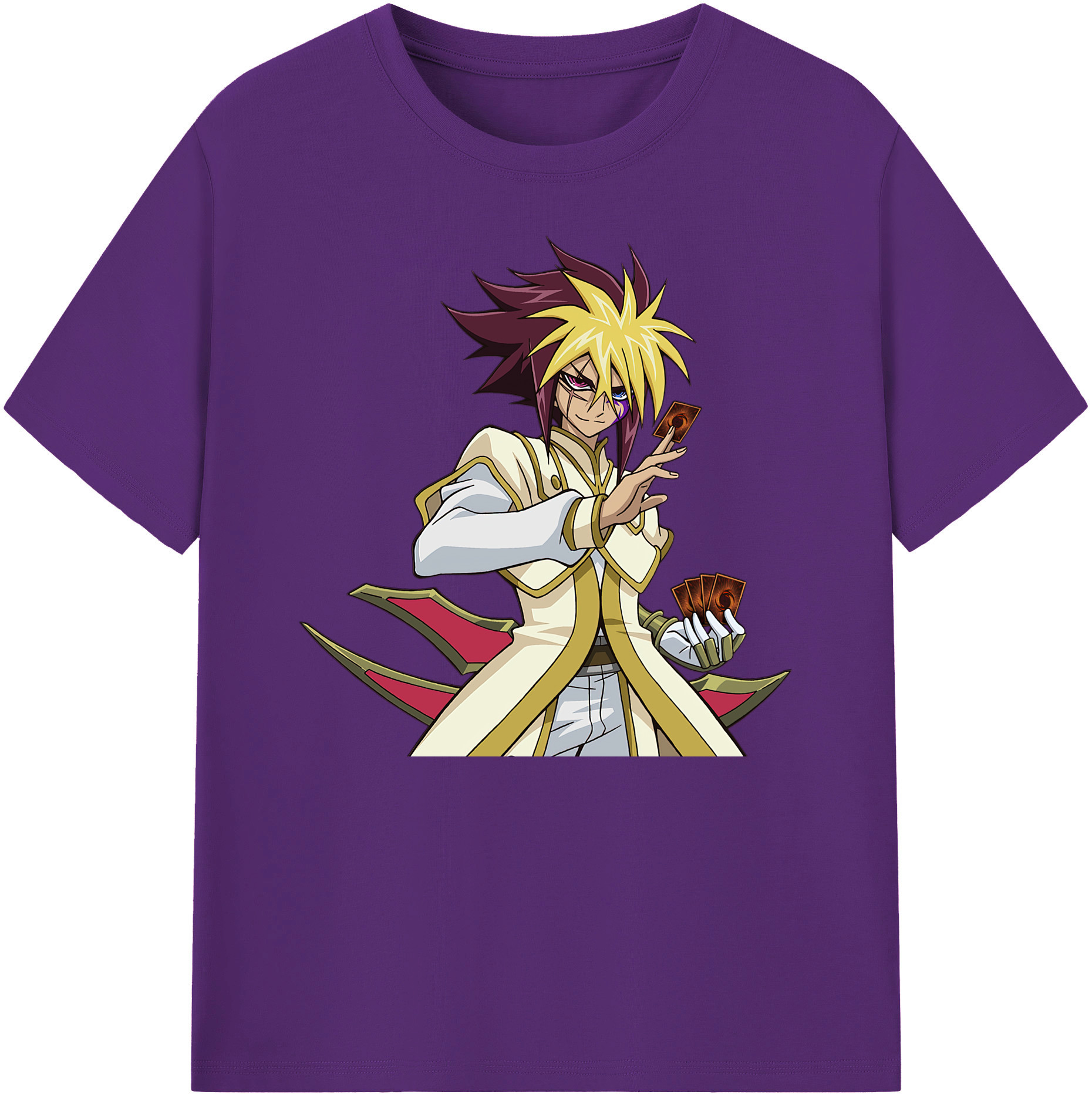 （画像用） 遊☆戯☆王 Yu-Gi-Oh! 綿100％ メンズ半袖Tシャツ｜肌触りやわらか＆通気性