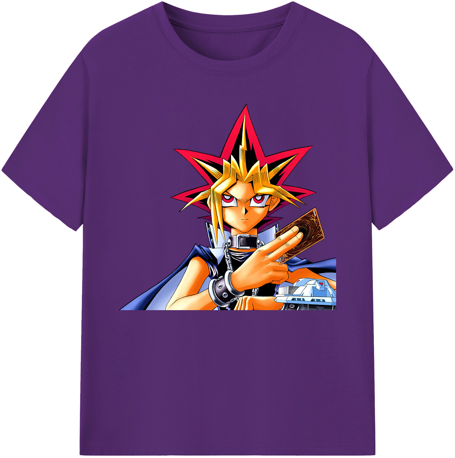 （画像用） 遊☆戯☆王 Yu-Gi-Oh! 綿100％ メンズ半袖Tシャツ｜肌触りやわらか＆通気性