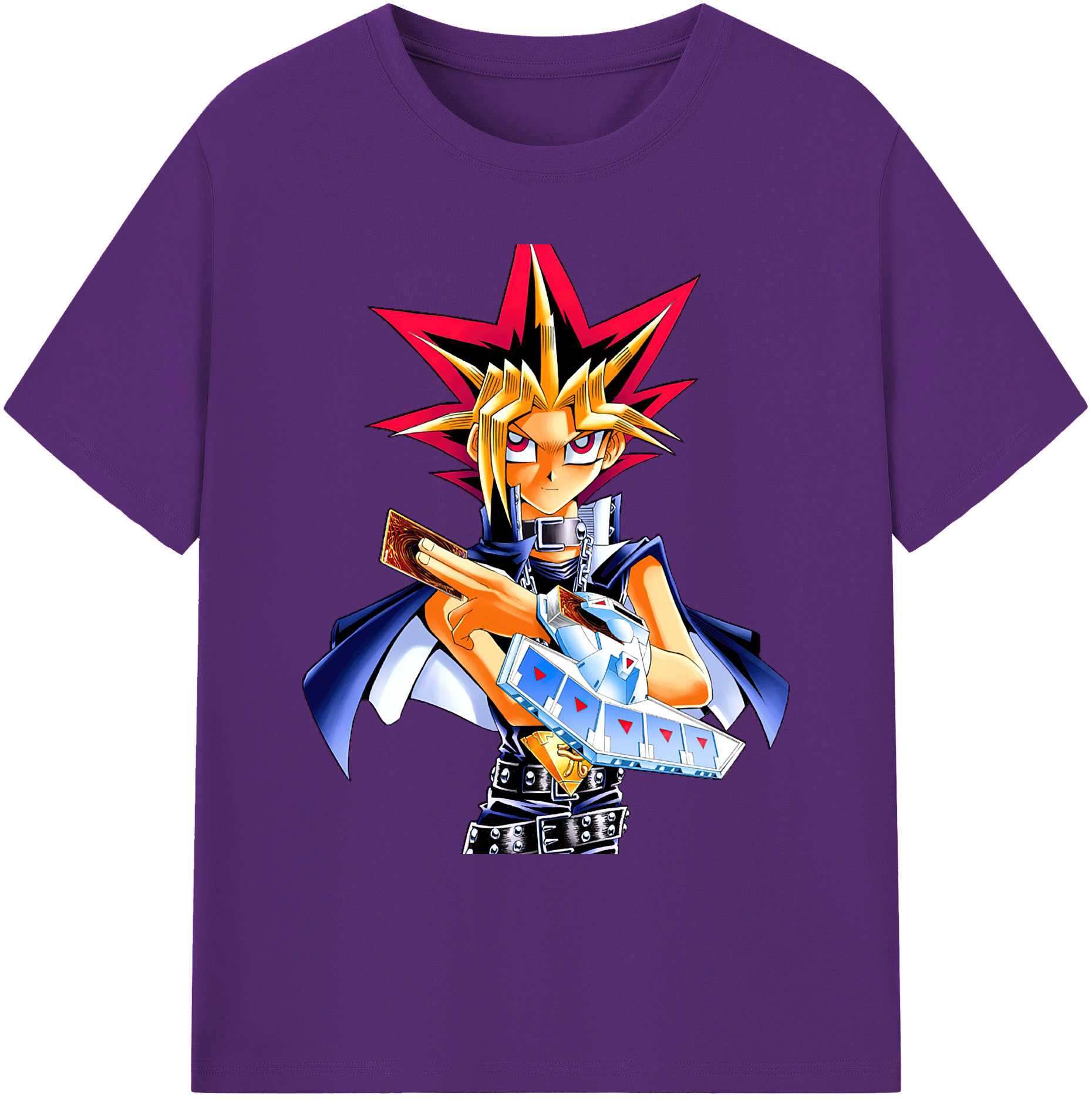 （画像用） 遊☆戯☆王 Yu-Gi-Oh! 綿100％ メンズ半袖Tシャツ｜肌触りやわらか＆通気性