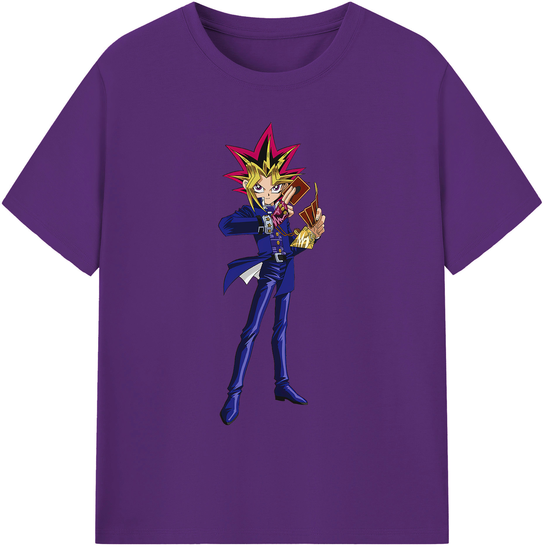 （画像用） 遊☆戯☆王 Yu-Gi-Oh! 綿100％ メンズ半袖Tシャツ｜肌触りやわらか＆通気性
